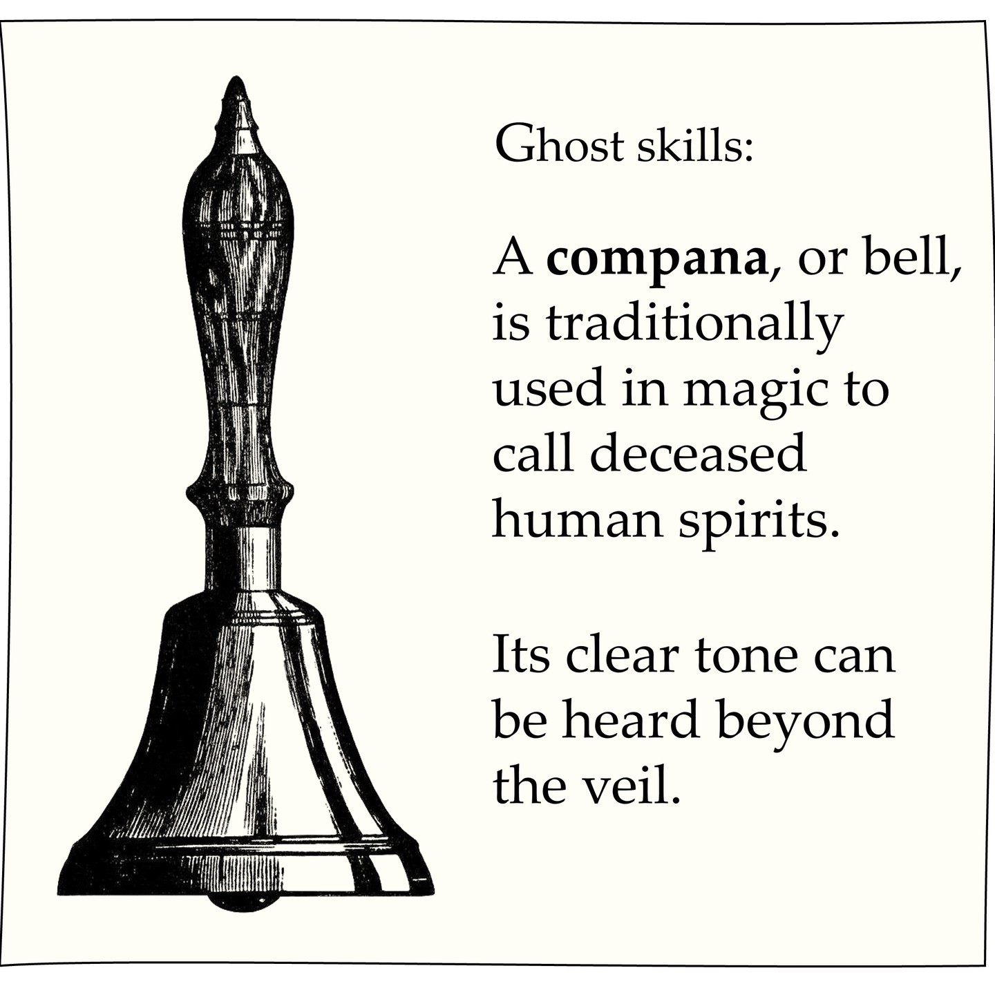 In the practice of Laying Ghosts, a handbell is an important magical tool used to attract the attention of a lost spirit and draw them to a physical location.
__
#scottishfolklore #scottishmagic #scottishwitch #folklore#witchraft#mysticsouth#paranormalinvestigation#ghosts#necromancywitchraft#layingghosts#unquietvoices#divination#spiritualism