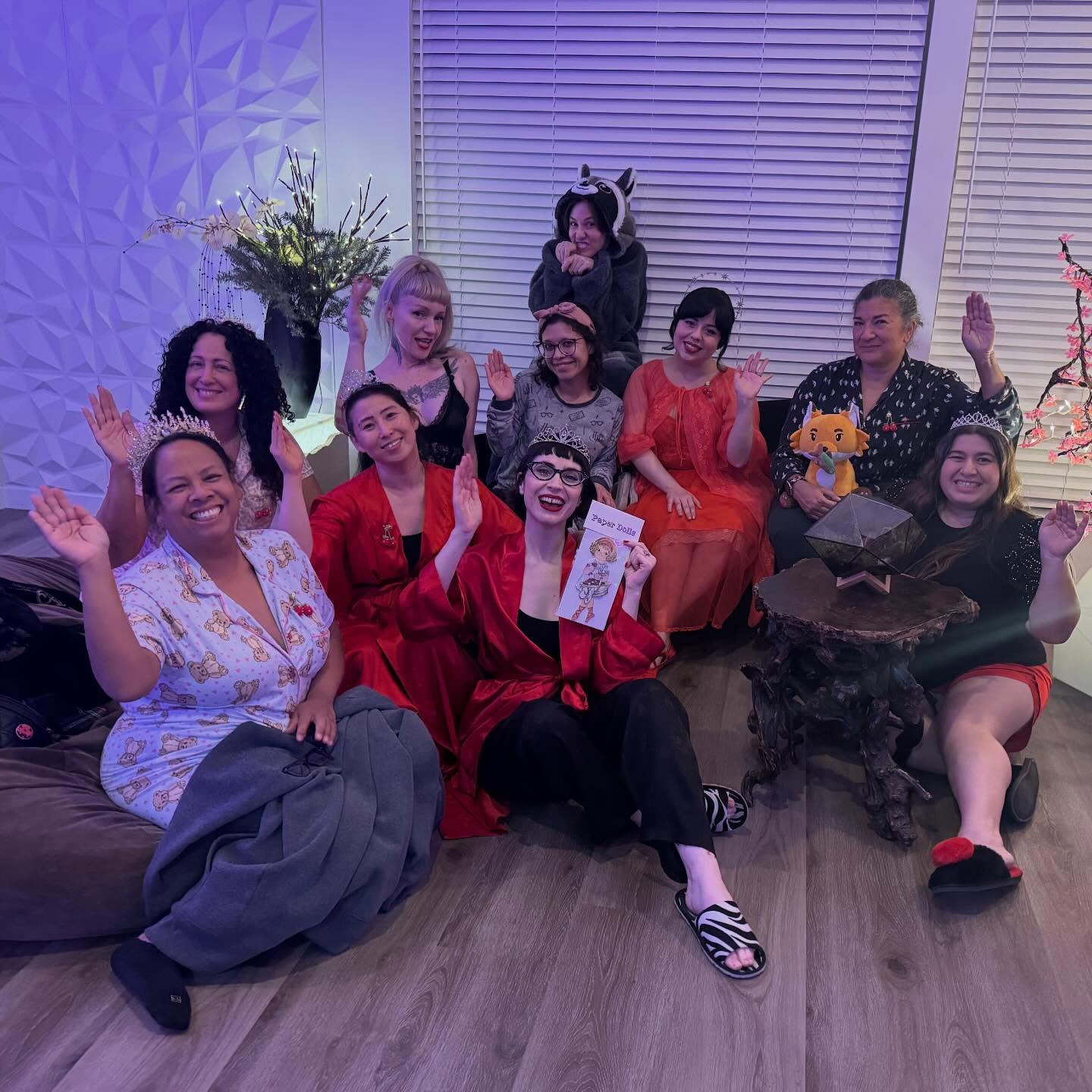 It was so wonderful getting the princess crew together for a Galentine’s PJ party! I hadn’t been to LA in 6 months and I missed everyone terribly. I’m so grateful for my friends; they are my safe space! (special shoutout to my dad, @erikaishii , for letting us have it at her place!) 🩷💗💖💞💓🌸💐🌺💘💝🌷🐷👙🐽🍬👚🩷👛🦩🩰