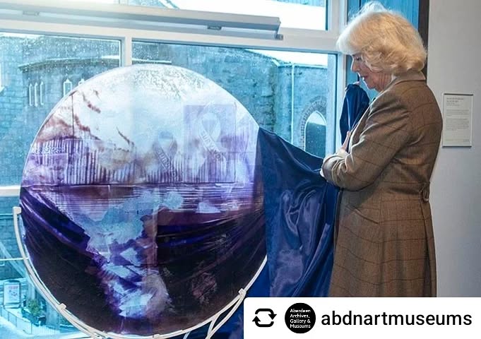 It was such an honour to be commissioned to create this fused glass sculpture, which was unveiled at @abdnartmuseums yesterday. Many thanks to Queen Camilla @theroyalfamily for shining a light on this important initiative, and also to the wonderful team at @abdnartmuseums for their support!
#fusedglass #bullseyeglass #artglass #Aberdeen
#hrh #aberdeenartgallery #warmglass
Posted @withregram โข @abdnartmuseums Today, Her Majesty The Queen officially opened a new Safe Space initiative in Aberdeen Art Gallery where victims of domestic abuse can discretely ask for help from our venueโs staff.
Our staff at the Art Gallery, Maritime Museum and Provost Skeneโs House have been trained to provide help and guidance to people if they suspect someone is living with abuse. Alternatively, anyone can go and ask for support from our staff who will then signpost them towards professional help.
Queen Camilla unveiled our new commission by @Shelaghswanson which is in memory of those lost to and survivors of domestic abuse. The sculpture is on display on the first floor of the Art Gallery. It is visible both inside and outside the building, overlooking Belmont Street and signifying our venue as a Safe Space location.