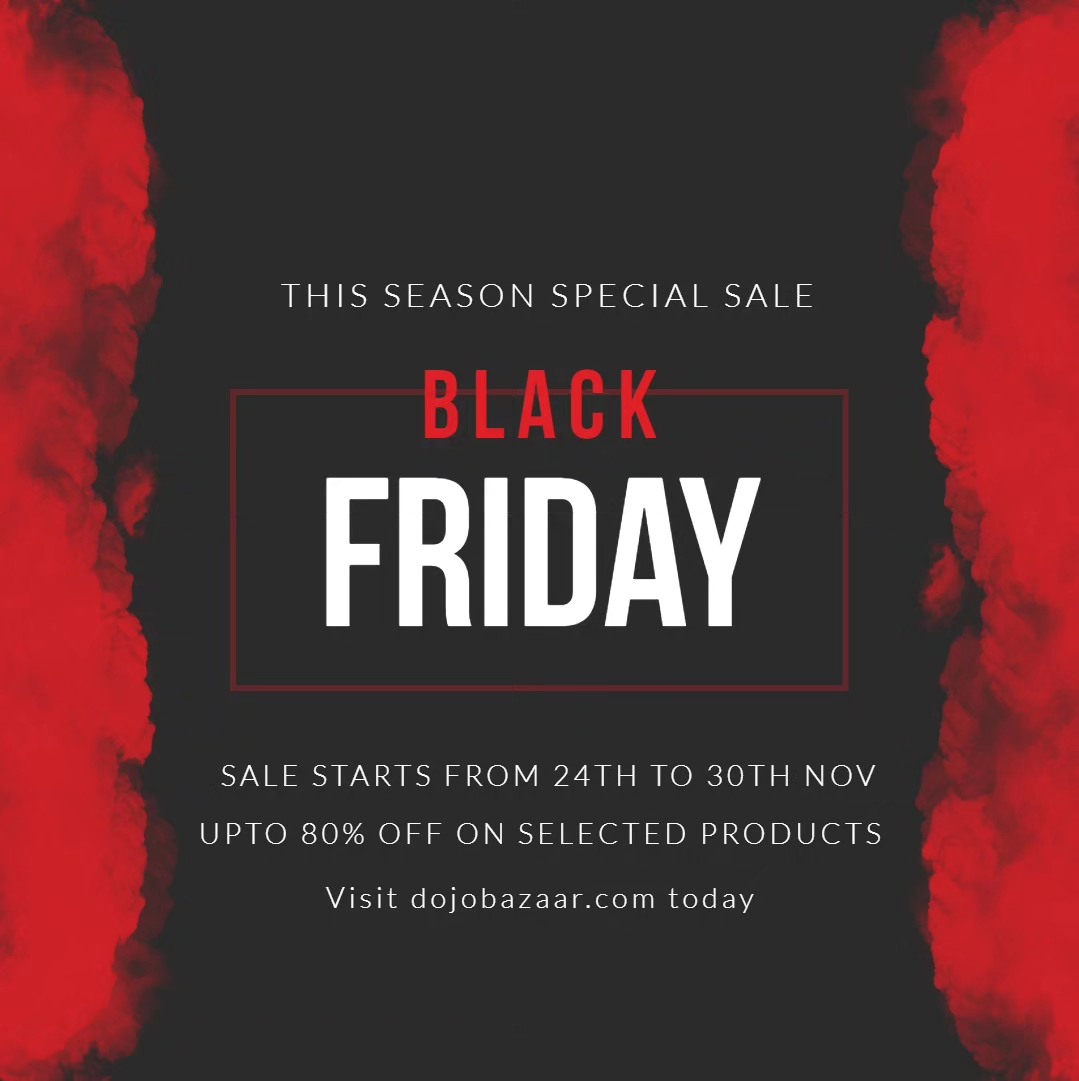 Witness ' THE BEST DEALS EVER!! ' from 24th till 30th November, 2023.
only on dojobazaar.com
SAVE UPTO 80% OFF ON SELECTED PRODUCTS
Black Friday 2023 is a blast on dojobazaar.com
#blackfridaysale #blackfriday #blackfridaydeals #blackfriday2023 #dojobazaar #clearancesale #80%OFF