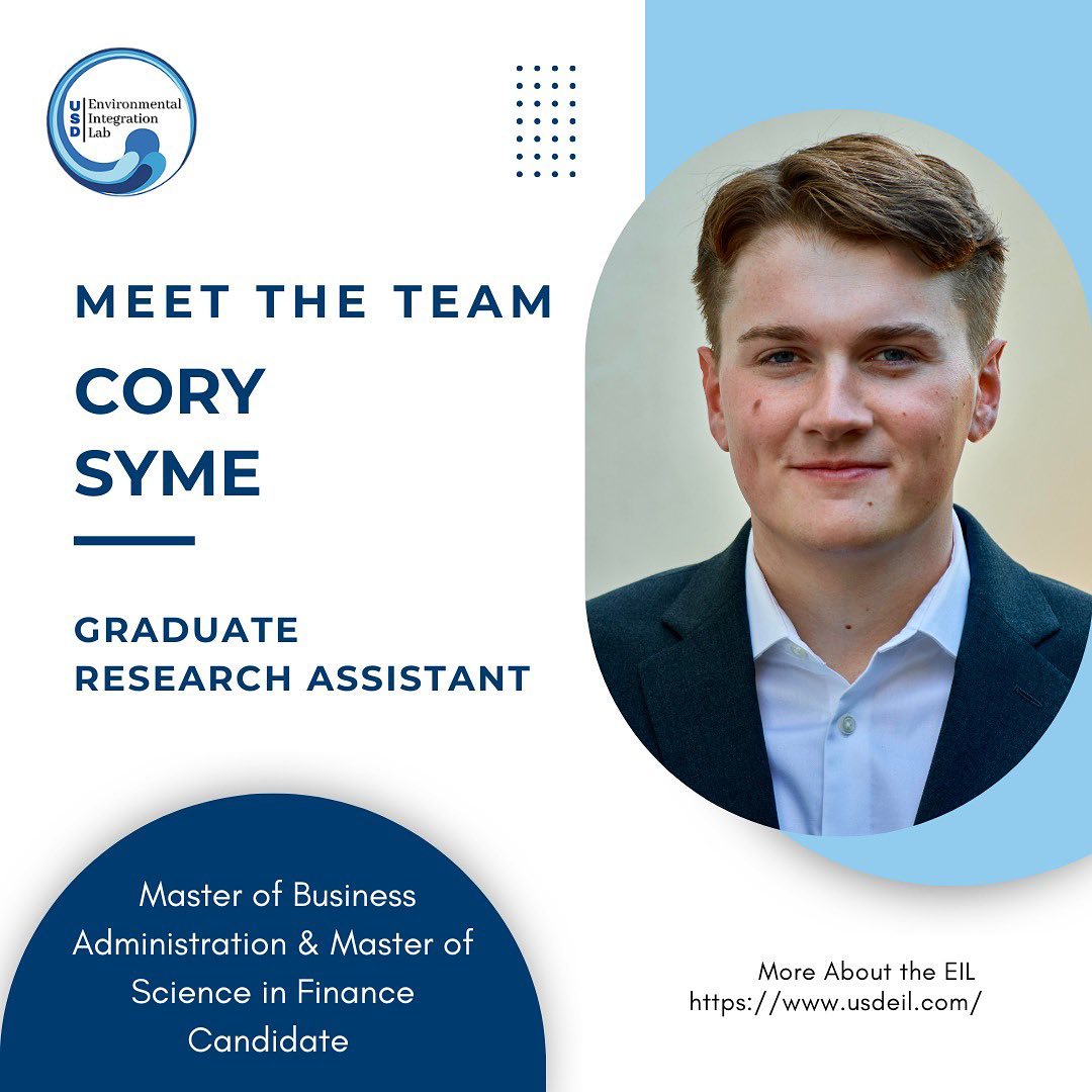 Cory is an adaptable and enthusiastic individual with interests in venture capital and private equity financing. Cory received his Bachelor’s in Business Administration with a concentration in Finance from the University of Oregon. He is currently pursuing both a Master of Business Administration and Master of Science in Finance at USD. He spends his down time with family and friends, watching Oregon Ducks football, and enjoying racket sports.