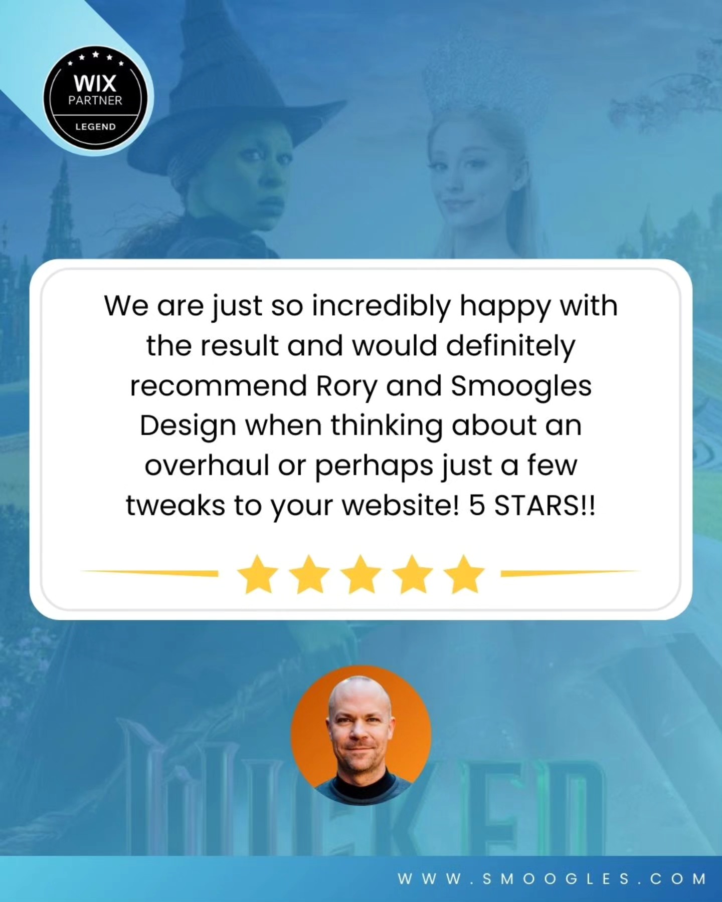 A wicked review from Jamie of @33entgroup for the Website in a Week package recently. Created a very fun dynamic website with all the artists that Jamie and his team manage in London and New York.