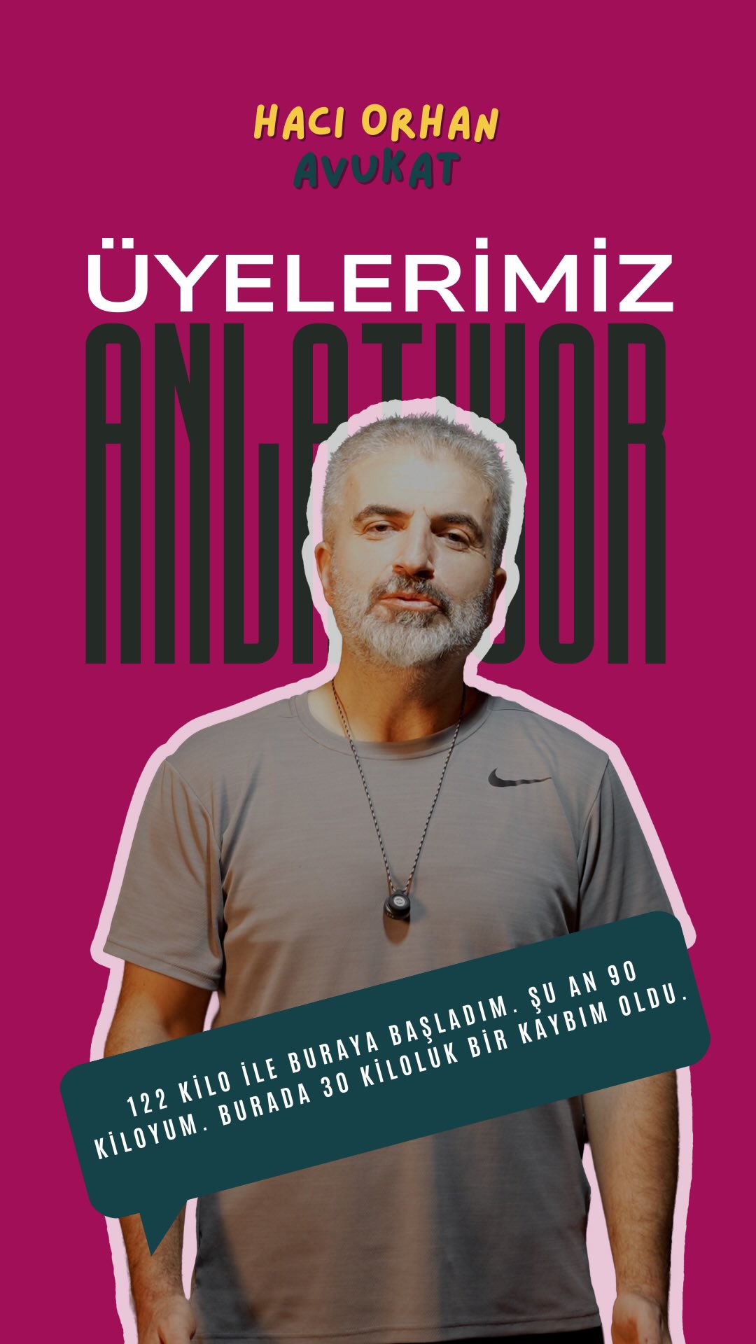 ✨”Neden Tulipa”
Üyelerimizden Avukat Hacı ORHAN anlatıyor…✨
“122 kilo ile buraya başladım. Şu an 90 kiloyum. Burada 30 kiloluk bir kaybım oldu.”
.
.
.
#başakşehir #tulipafitnessclub