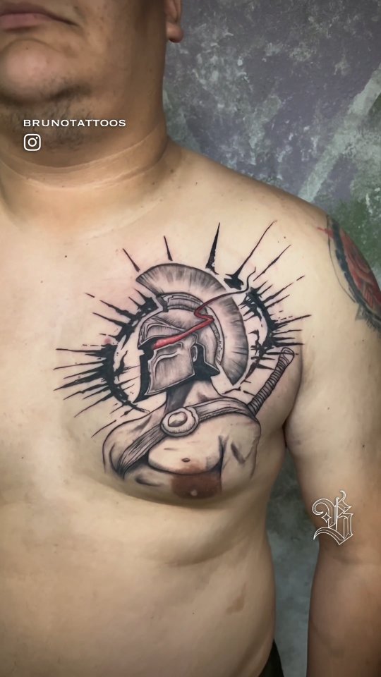 Spartan warrior for Rafael ⚔️💀
Strength, discipline, and resilience — a symbol of standing your ground no matter the battle.
Clean black and grey, sharp contrasts, and a bold composition made to sit strong on the chest.
Huge thank you to Rafael for the continued trust — this is his second tattoo with me, and I’m always grateful when clients come back to keep building meaningful work together.
If you’re into warrior imagery, mythology, or powerful symbolic pieces, send me a DM and let’s create something custom for you.
Done with @cheyenne_tattooequipment
📍 @auraiv_tattoo
🎥 Video by @marcusfotografia_
#spartantattoo #warriortattoo #blackandgreytattoo #chesttattoo #mythologytattoo 💀