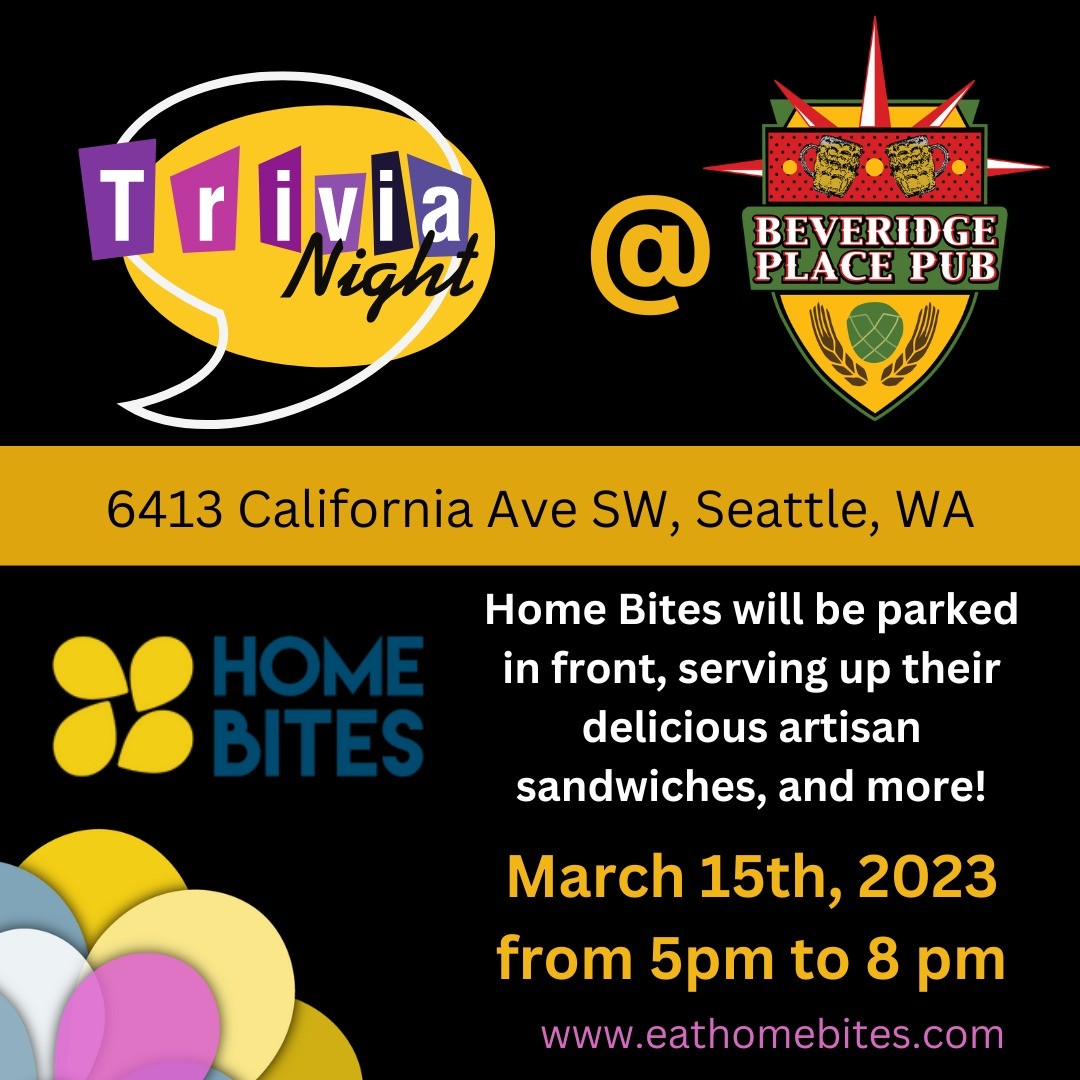 Hey West Seattle... this Wednesday we'll see you at Beveridge with great eats