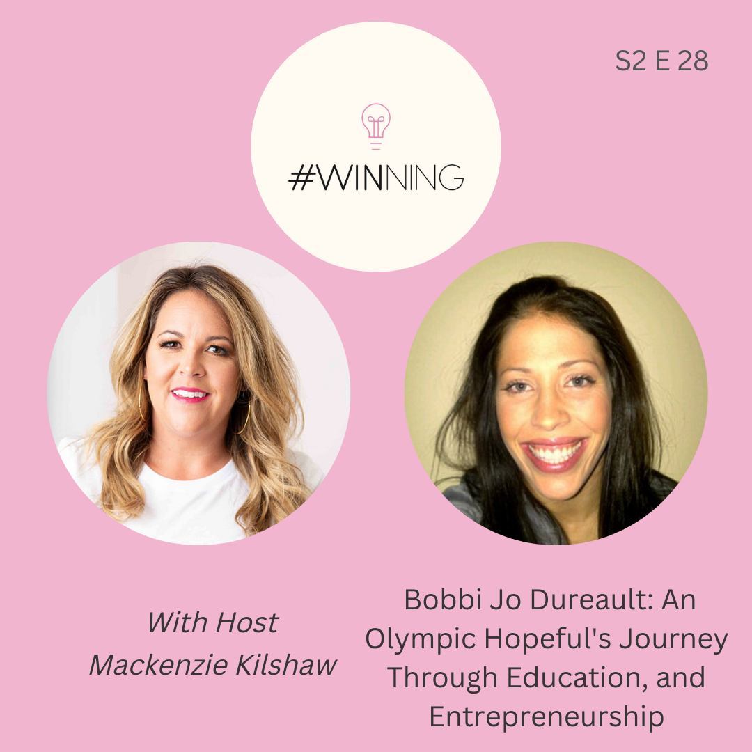 🎙️ Season 2 Episode 28 Bobbi Jo Dureault: An Olympic Hopeful's Journey Through Education, and Entrepreneurship
Discover the power of perseverance and the hidden strengths within adversity as I, Mackenzie Kilshaw, sit with the awe-inspiring Bobbi-Jo Dureault @bobbijo45. Her journey from the rinks of Canada's national women's ice hockey team to the nurturing halls of high school education is a testament to the human spirit's resilience. Throughout our conversation, Bobbi-Jo opens the playbook on her life, revealing how championing her educational challenges and anxiety has led to invaluable lessons in teamwork and determination. You're invited to witness the candid reflections of an Olympic hopeful whose career pivots have led to multiple roles as an educator, massage therapist, and entrepreneur.
Prepare to be captivated as Bobbi-Jo and I dissect the art of juggling ambitions with the realities of life's clock. As we examine her student-athlete years, you'll gain a front-row seat to the complexities of balancing a grueling hockey schedule with academic excellence. Bobbi-Jo doesn't just stop at sports - she's a jack-of-all trades with a thriving career and bustling family life. Her story is not just one of personal achievement but also an exploration of the profound impact that a robust support system and the unfailing power of love have on one's journey.
We navigate the entrepreneurial seas, from the spark of an idea to its market debut. Bobbi-Jo shares her real-world knowledge that trumps endless education, the intricacies of protecting a unique business concept, and the competitive edge that fuels innovation. Take notes as we map out the strategies for crafting an adaptable business plan and mastering time management. Whether you're an aspiring entrepreneur or a dreamer aiming for the stars, this episode promises a rich trove of inspiration and no-nonsense advice for blazing your trail to success.
#podcast #podcasthost #winningpodcast #canadianpodcast #WINNING #inspiration #education #leadership #business #femalehost #entrepreneur #podcastlife #podcastshow #podcastforwomen#femalefounded #femalepodcast #femaleowned #podcastforentrepreneurs