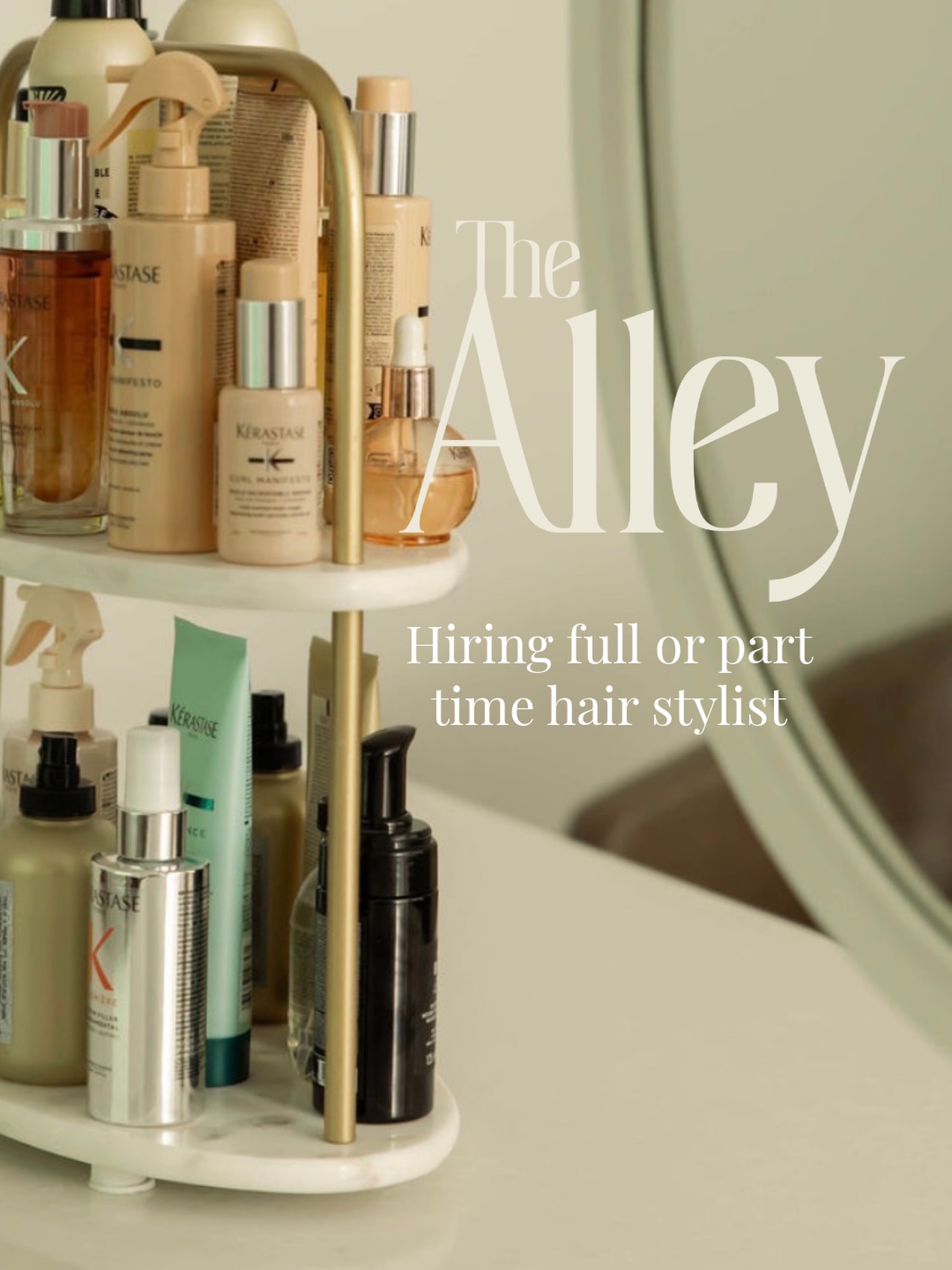 We’re adding one more team member either full or part time. Two years minimum experience. Email allison@thealleysalon.com 💌