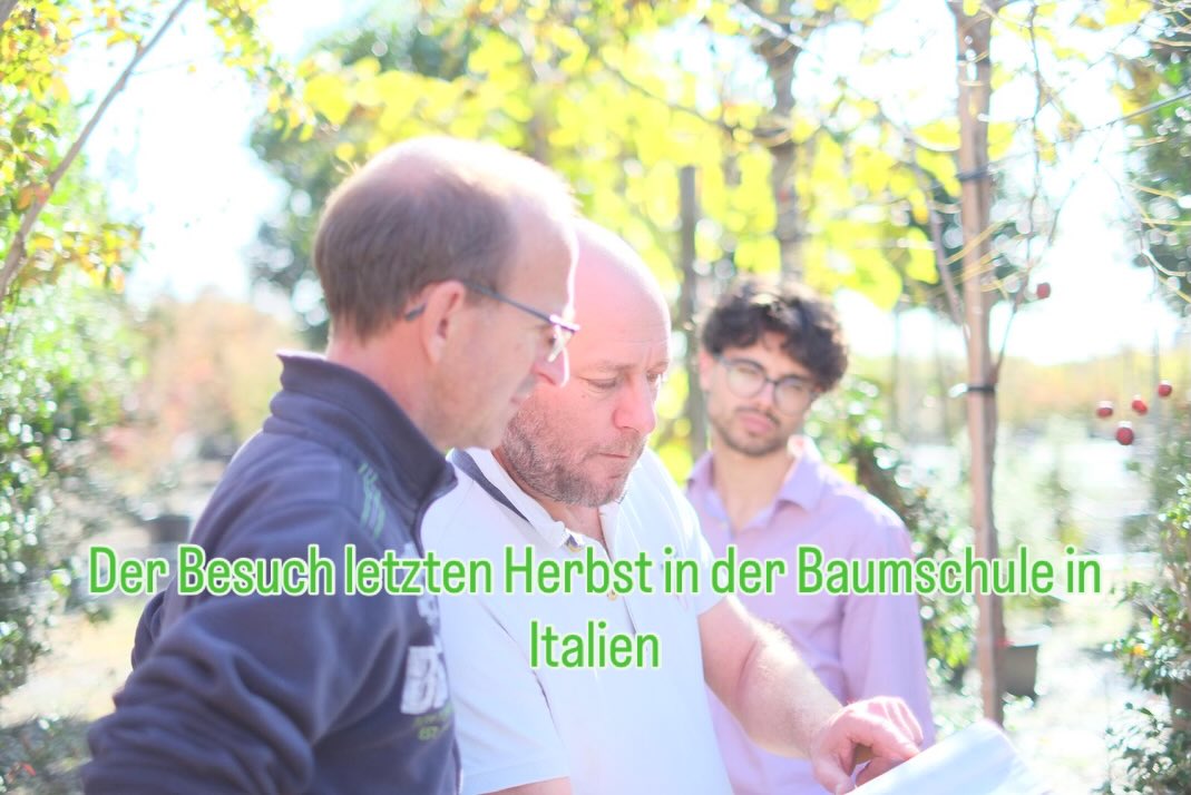 Liebe Gorini‘s vielen herzlichen Dank für eure Gastfreundschaft und die Führung durch eure Baumschule!!!!