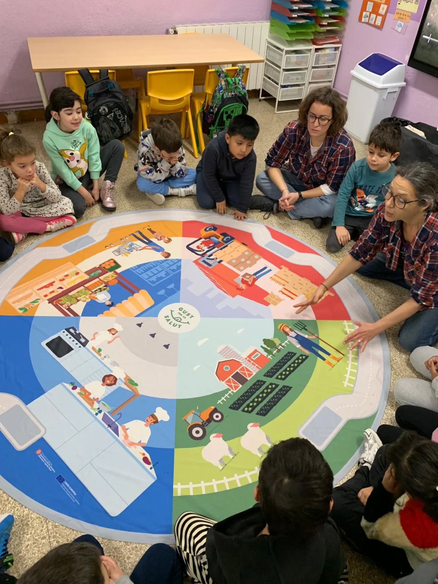 Cicle Inicial ha rebut la visita de dues pageses i han dut a terme el taller "D'on venen els aliments que mengem?". Molt interessant! Moltes gràcies per la visita!
💚💚💚
#EsperitPiaget
#PassioPerlEscola
#SomEscola