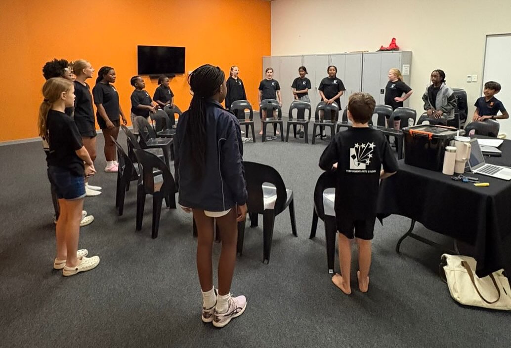 So wonderful to have our Upstagers back in classes, and we have loads of new students - all growing in their talents! ๐๐