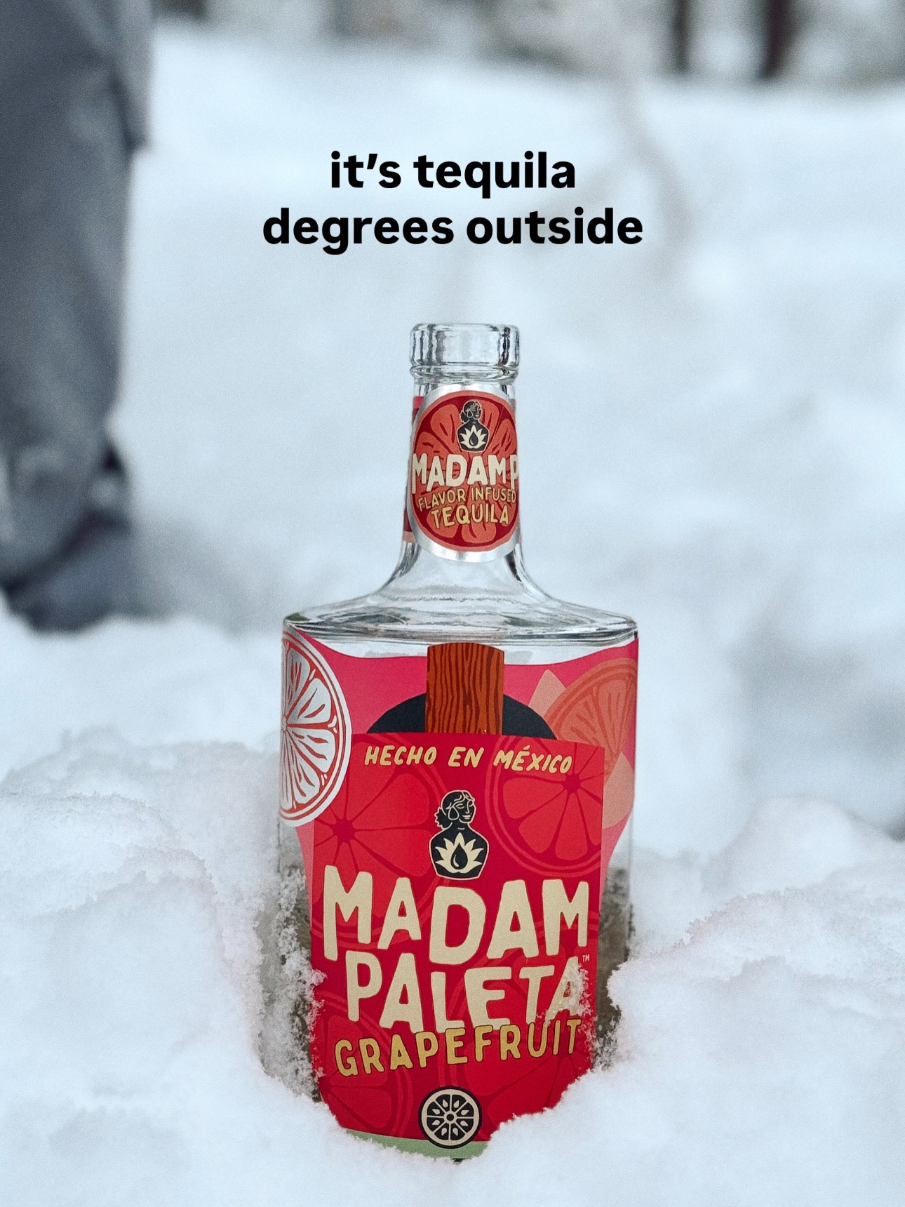 Comment your current tequila drinking temp 🥶
#coldweather #snow #itscold #tequilatequila #tequilashots