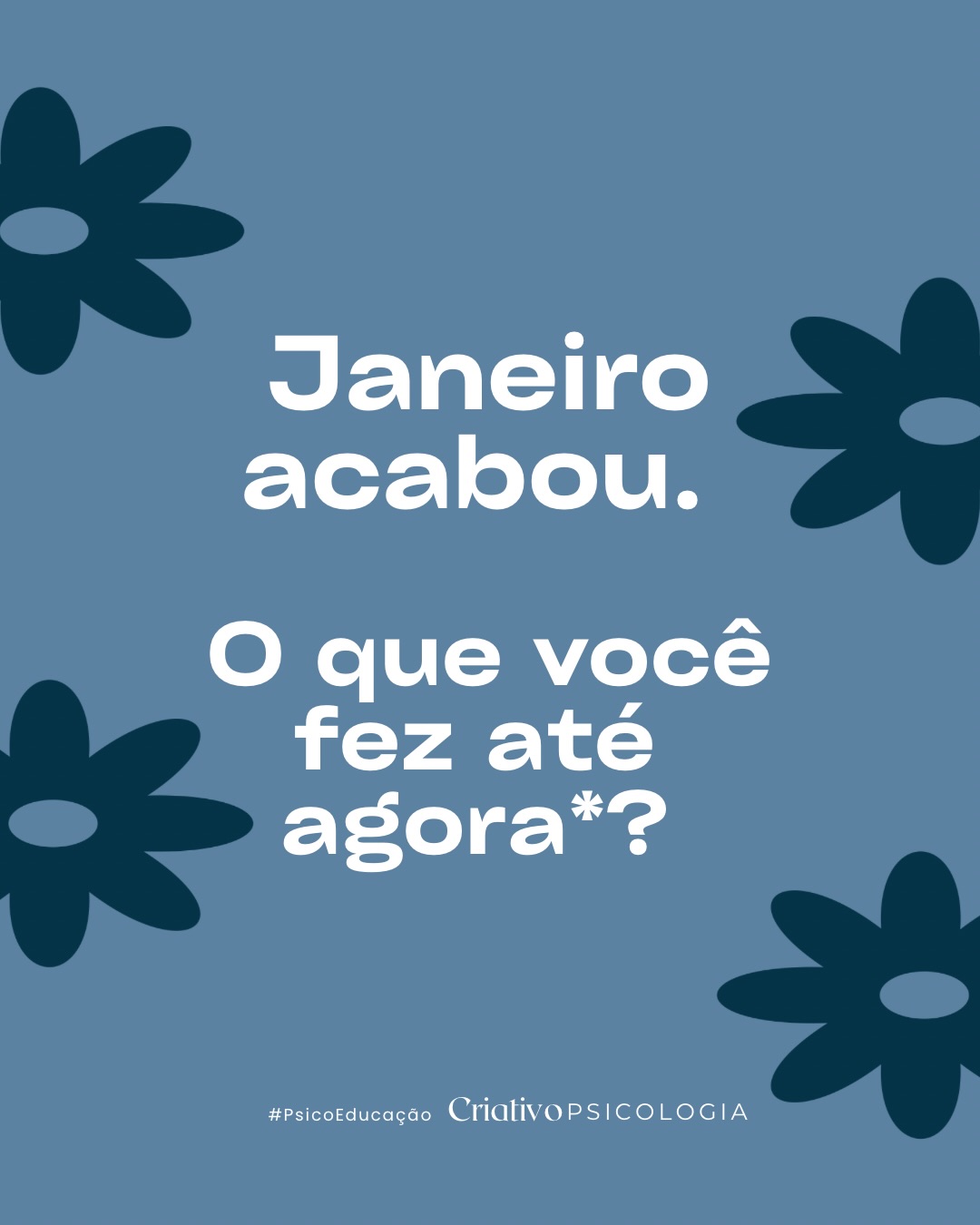 Chegamos ao final de Janeiro ✨
Como foi esse mês para você?
Conseguiu tirar algum plano do papel?
O 🧠 aprende através do que você repete!
O que você faz todos os dias?
💬 Manda esse post para um amigo que precisa de mais ação!
E se precisar de ajuda, nosso link 🔗 está na Bio.
#Mudança #Habitos #Metas #Janeiro #SaudeMental