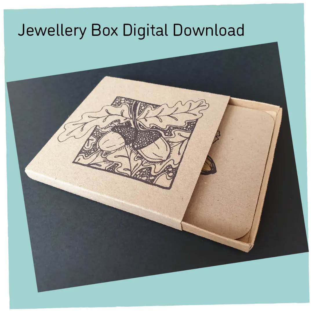I always get such lovely comments about my packaging so I've created a digital download of the box template and some of my line drawings.
This is for personal use as a #gift box, #artwork for your personal #crafting or even some #mindfulness colouring-in the artwork and then use as note cards - i hope you enjoy using it!
https://www.etsy.com/listing/1496248905/jewellery-box-template-download-with-6