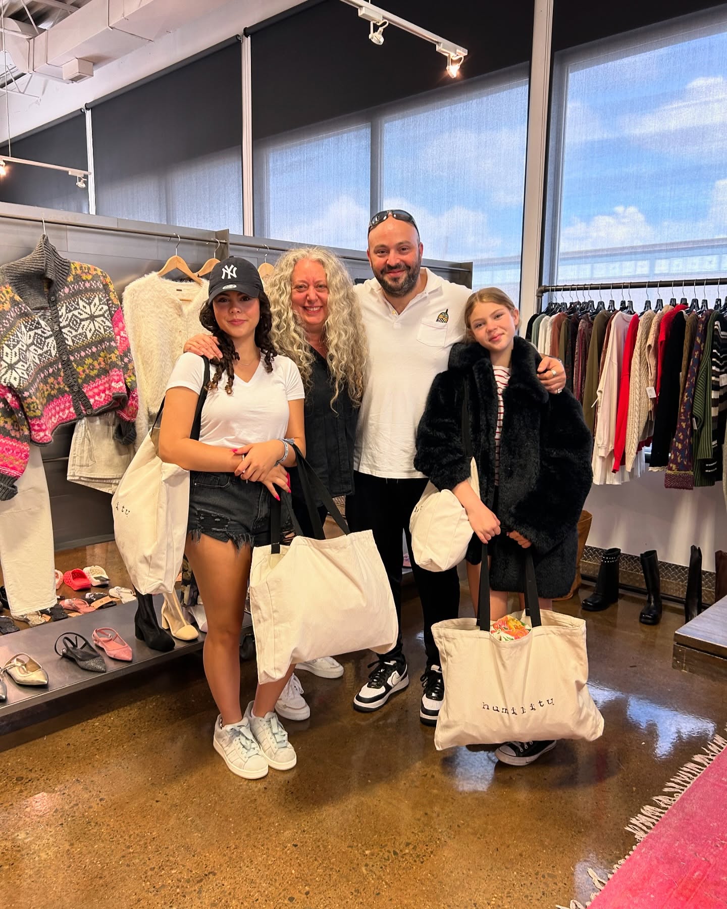 Look who dropped by the showroom today @jonnydaniels !! The most perfect day for a “fashion vacay” in Toronto. Thank you for bringing your beautiful daughters to our agency. It was great to meet you in real life- you are so appreciated for everything you do for the community and beyond.