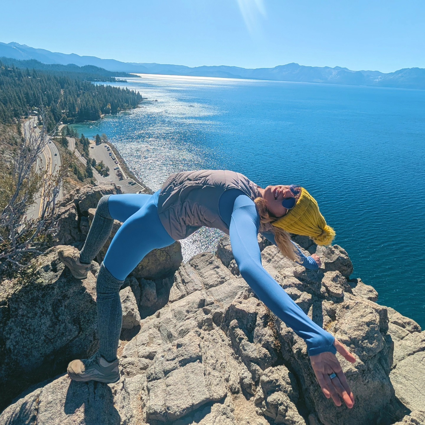 I almost didn't post this because it didn’t look "hard to do", but it was fun to do— which is really the point of the pose anyways! 😉
Huge thanks to @sarahlizingram for teaching us to connect to this pose - mind and body in such a beautiful way. After my weekly practice for about a month of Wild Thing practice. I took it to the mountains of Tahoe for a variation and playful twist. 🧘🏼♀️
Lately, I've been learning to appreciate essence over appearance on a deeper level.✌🏼😎
@grassroots.yoga.vta.members
@grassroots.yoga.vta
#IntuitiveHealing #ListenToYourBody #HolisticHealing #MindBodyConnection #BreakFreeFromTheSystem #ChiropracticCare #RootCauseHealing #StressRelief #HealFromWithin #NaturalHealth #BodyMindBalance #SelfHealingJourney #NervousSystemHealing #NervousSystem #BodyWisdom #EmotionalWellness #Detox