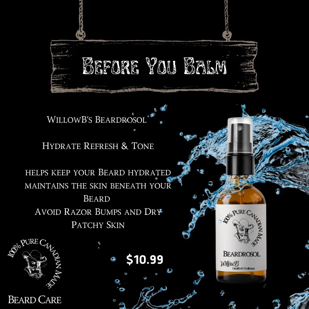 HYDRATE BEFORE YOU BALM
#beard #skincar #menstyle #natural