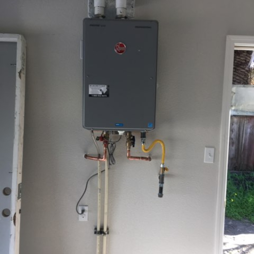 RHEEM tankless water heater upgrade