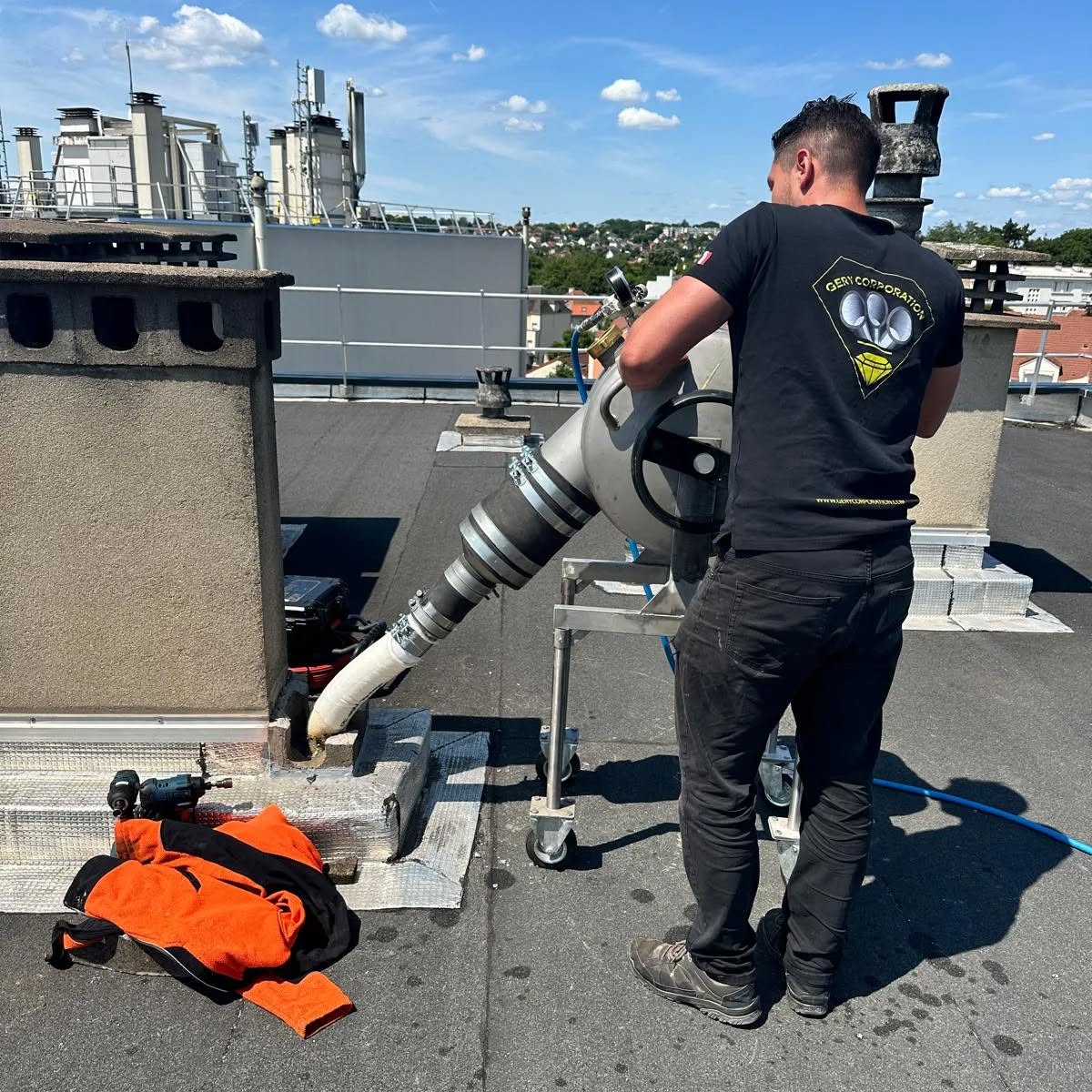 Chemisage en copropriété de 15ml de dn80/100