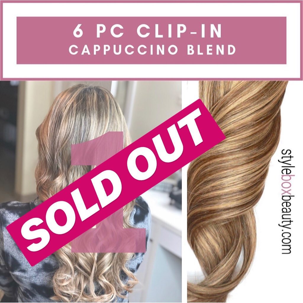 Yet another Sold Out Color in our 6 Piece Clip-In Extensions! #proudmamma #hotproducts #trending #hairextensions #clipinextensions #styleboxbeauty More Inventory #comingsoon