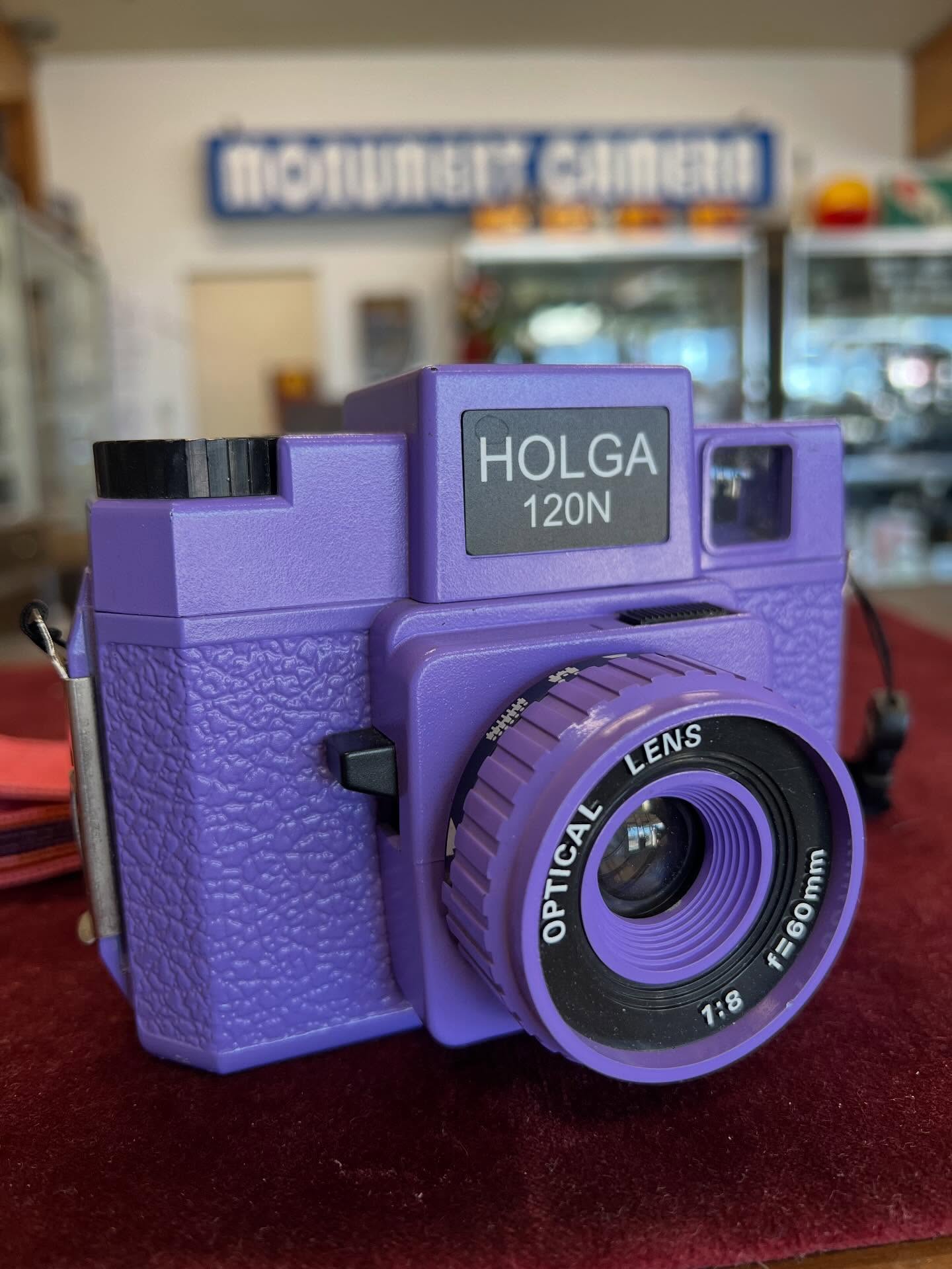 Lavender? Violet? Whatever you call it…it’s a unique color for a Holga 120. #holga120 #holga #holgaphotography #camerastore