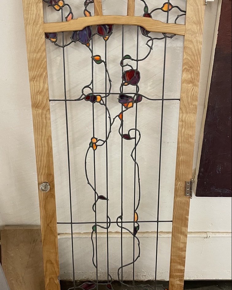 Wood by @prairie.workshop glass by @glassendeavors #collaboration