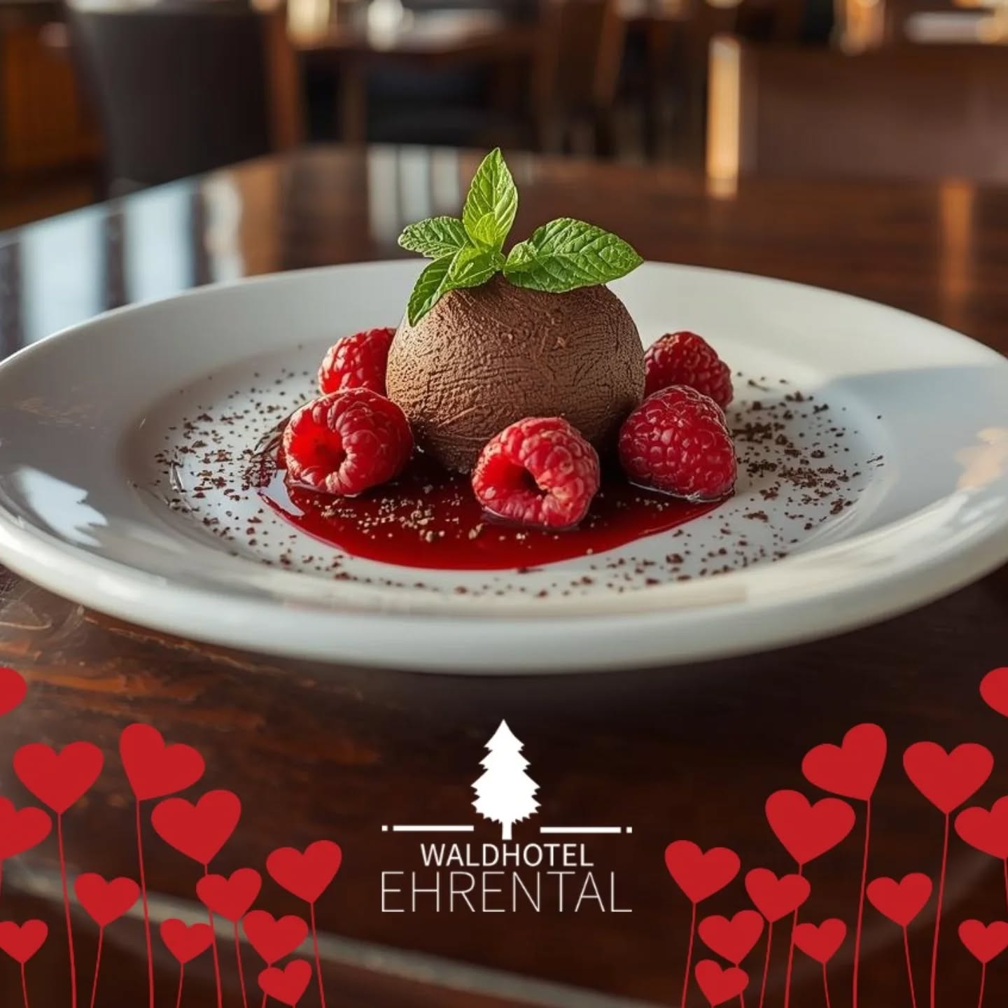 Liebe liegt in der Waldluft! 🌲❤️
Hand aufs Herz: Wie viele Jahre geht ihr schon gemeinsam durch dick und dünn? Zum Valentinstag im Waldhotel Ehrental möchten wir eure Beständigkeit belohnen!
Der Clou: Bringt zu unserem romantischen Valentinsmenü einfach eure Hochzeitsurkunde mit (ja, wir meinen das ernst! 😉). Pro vollem Ehejahr schenken wir euch 1 % Rabatt auf den Menüpreis! 🥂 40 Jahre verheiratet? Dann gibt’s satte 40 % Rabatt!
Genießt unser 4-Gänge-Menü „Zeit für Liebe“ für 48 € p.P. mit Highlights wie: ✨ Rieslingschaumsüppchen „Der erste Kuss“ ✨ Kalbsrücken „Hochzeit“ ✨ Dunkles Mousse „Verführung“
Sichert euch euren Tisch im Grünen und feiert eure Liebe bei uns im Ehrental. Wir freuen uns auf euch und eure Geschichten!
📍 Jetzt reservieren: 03683 6890