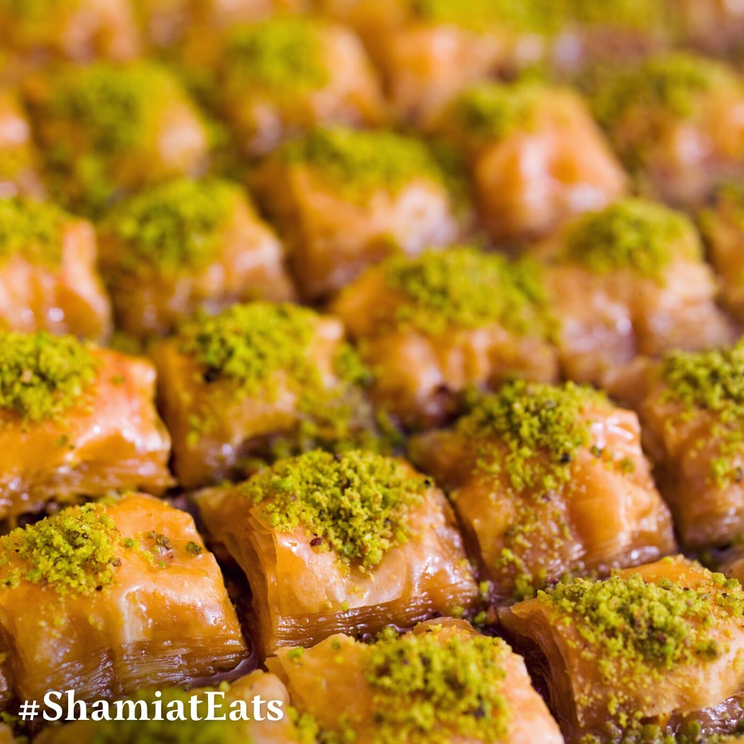There's always room for dessert 😋 Try our famous baklava today at Shamiat Sweets - 62 Victoria Rd, Northcote 💚
.
#baklava #ShamiatEats #SyrianFood #dessert