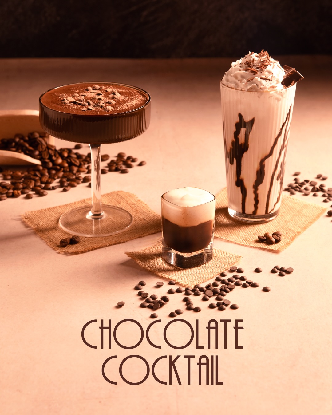 Creamy Chocolate Martini, Bicerin, Mocha Latte.
Three worlds, one ingredient at the core:
#Nexus Chocolate #Syrup - One bottle, infinite interpretations.
#Mixology