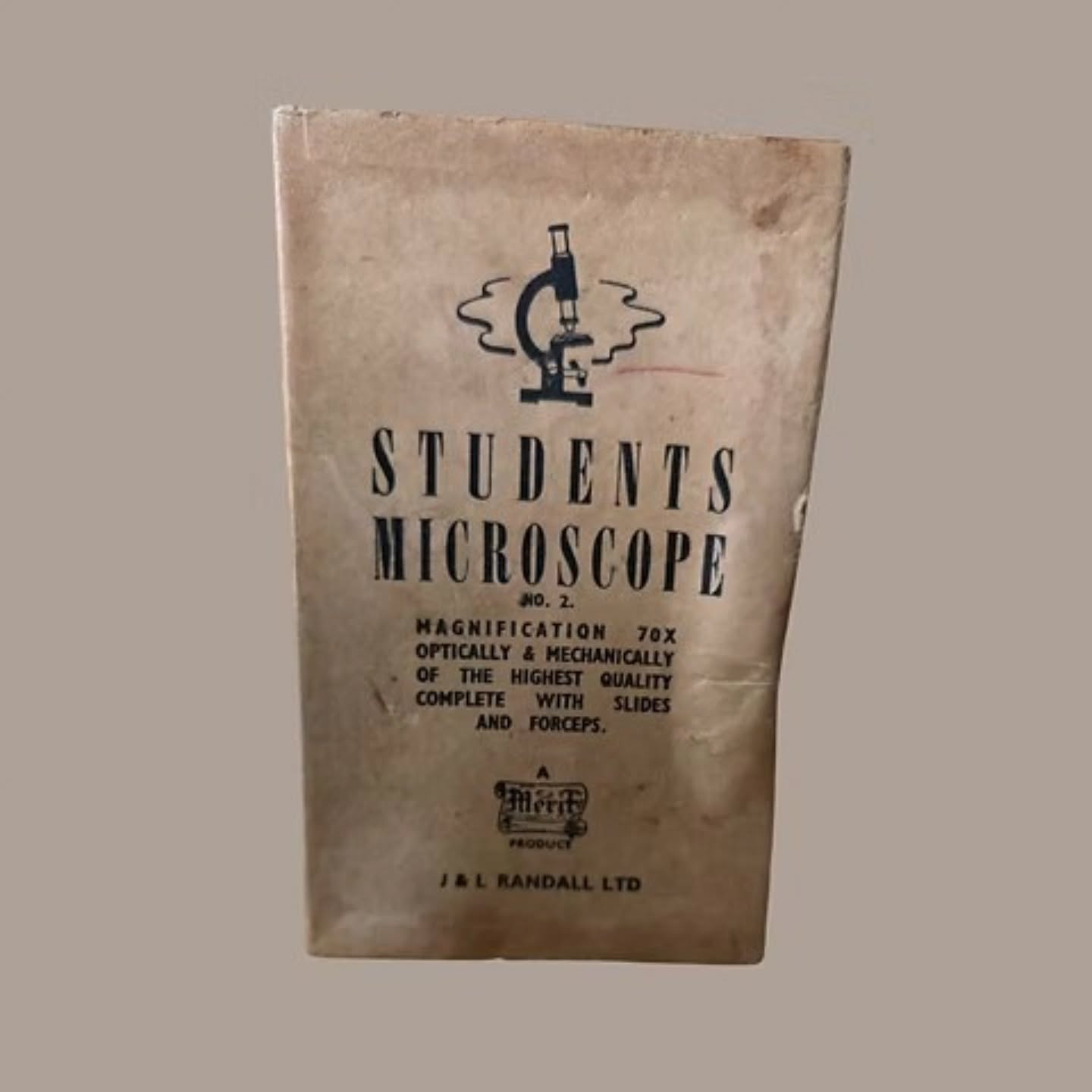 Vintage Student’s Microscope Set by J & L Randall Ltd – Merit Precision | https://share.google/l0msm7nLvsJzLZi6x #stufftoyouandme