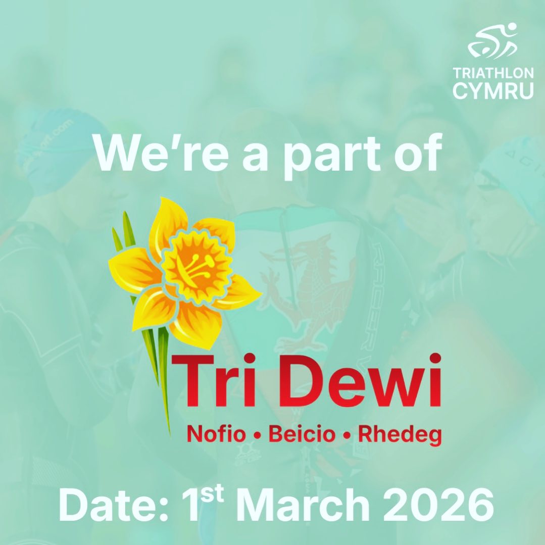 🤩 BEGINNERS EVENT 🤩
@triathloncymru have arranged a day of events throughout Wales to celebrate Dydd Dewi Sant (St David’s Day) 🌼 🏴 #tridewi
The aim of this initiative is to get local communities and newcomers into the world of sport through beginner friendly triathlons 🏊♀️🚴🏼🏃🏽♀️
Our event is being held on March 1st 🌼 at @eastern_leisure_centre and consists of:
- 200m pool swim
- 10km static spin bike
- 3km run from Eastern LC
There is no pressure on times etc, the main onus is on people getting involved. Everyone gets a medal 🏅
Entry cost is only £5! And the event starts at 1:30pm! 💪🏼
Link to enter is in our bio!!
PLEASE SHARE!
💛💙🖤
#cardifftriathletes #tryatri #beginnertriathlon #stdavidsday #welshtriathlon #britishtriathlon #getinvolved #dydddewisant