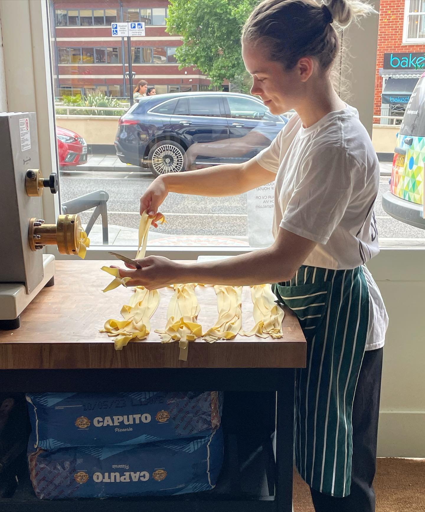 Fresh pasta always made in house at Sauce and Flour 🍝
#pasta #homemade #maidenhead #restaurant #tagliatelle #food #delicious