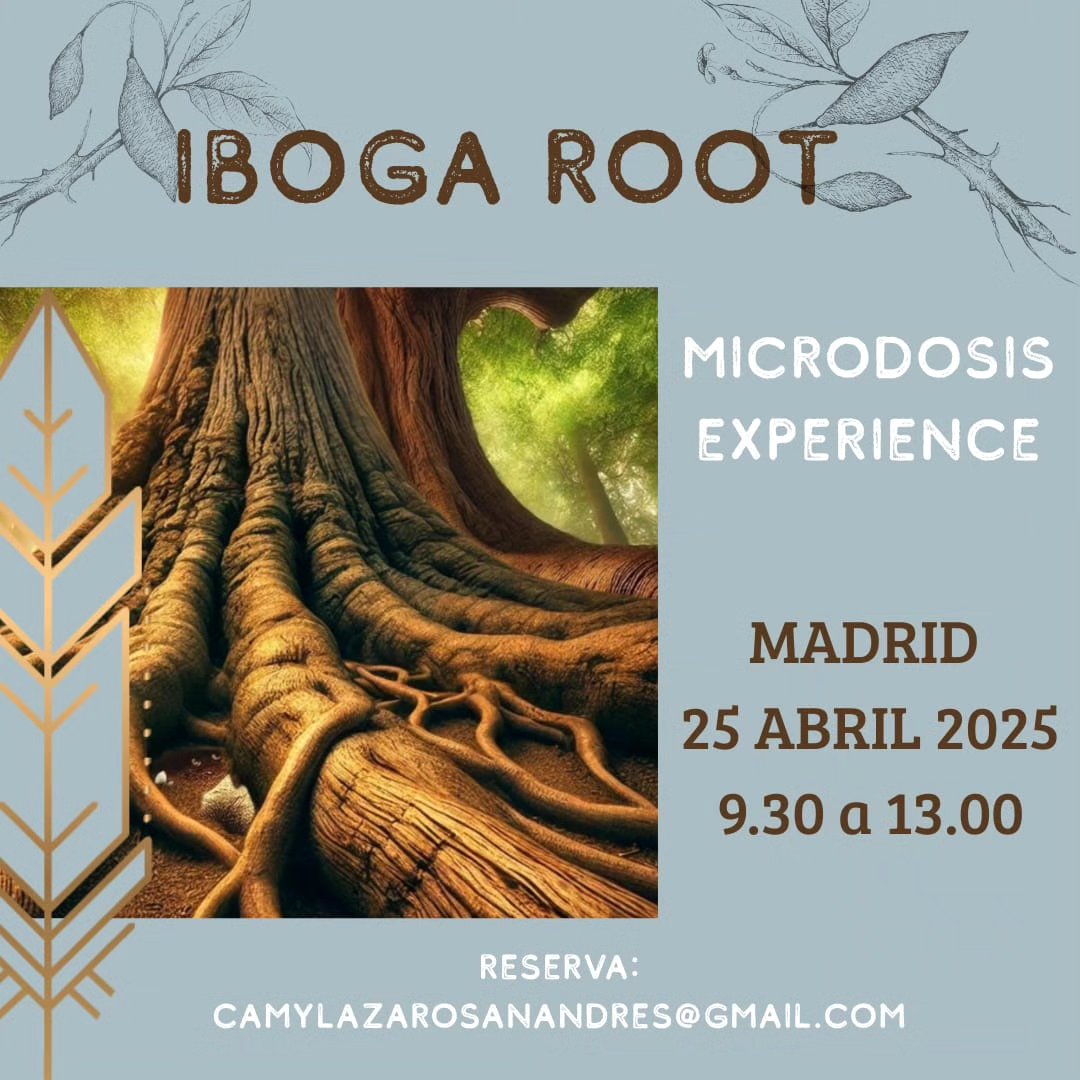 Microdosis Experience abre este espacio para experimentar la sutil profundidad de la Corteza de Raíz de Iboga en Microdosis.
Reserva tú lugar para abrir un espacio de Silencio y Presencia dentro de ti. El toque sutil de la Microdosis imprime en ti la presencia de este Maestro Ancestral que viene a Recordar la Voluntad Clara y Firme que emerge del Corazón.
Inversión: 70 eu
👉 Pregunta por las plazas de precio reducido
Reservas : camylazarosanandres@gmail.com
🌻Be Awake, Be Happy🌻
Microdosing Experience opens this space to experience the subtle depth of the Iboga Root Bark through Microdose. Reserve your spot to open a space of Silence and Presence within you. The subtle touch of the Microdose imprints upon you the presence of this Ancestral Master who comes to Remember the Clear and Firm Will that emerges from the Heart.
Investment: 70 euros
👉 Ask about reduced-price spots
Reservations: camylazarosanandres@gmail.com