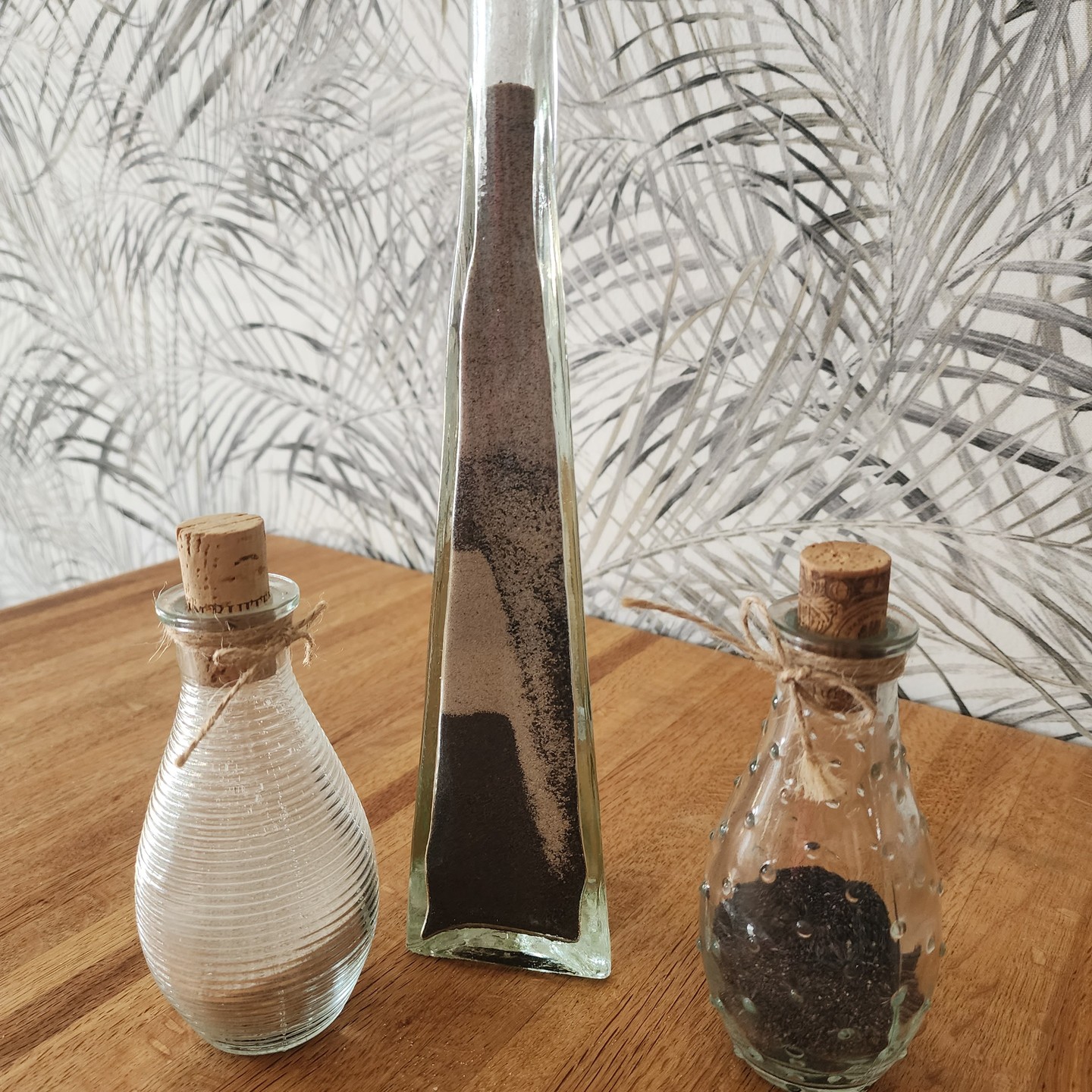 Sand pouring ritual - contrasting colours of your choice, into a container you will have as a keepsake of your ceremony.