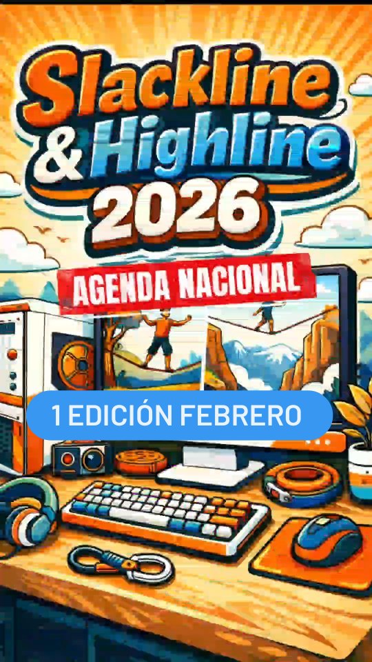 Ya está listo nuestro primer episodio de la Agenda Nacional de slackline y highline 2026.
Te invitamos con todo el amor a verlo hasta el final. Si quieres descargar la agenda en tu calendario 📅 lo puedes hacer ingresando a la página web www.centroslackline.com/blog