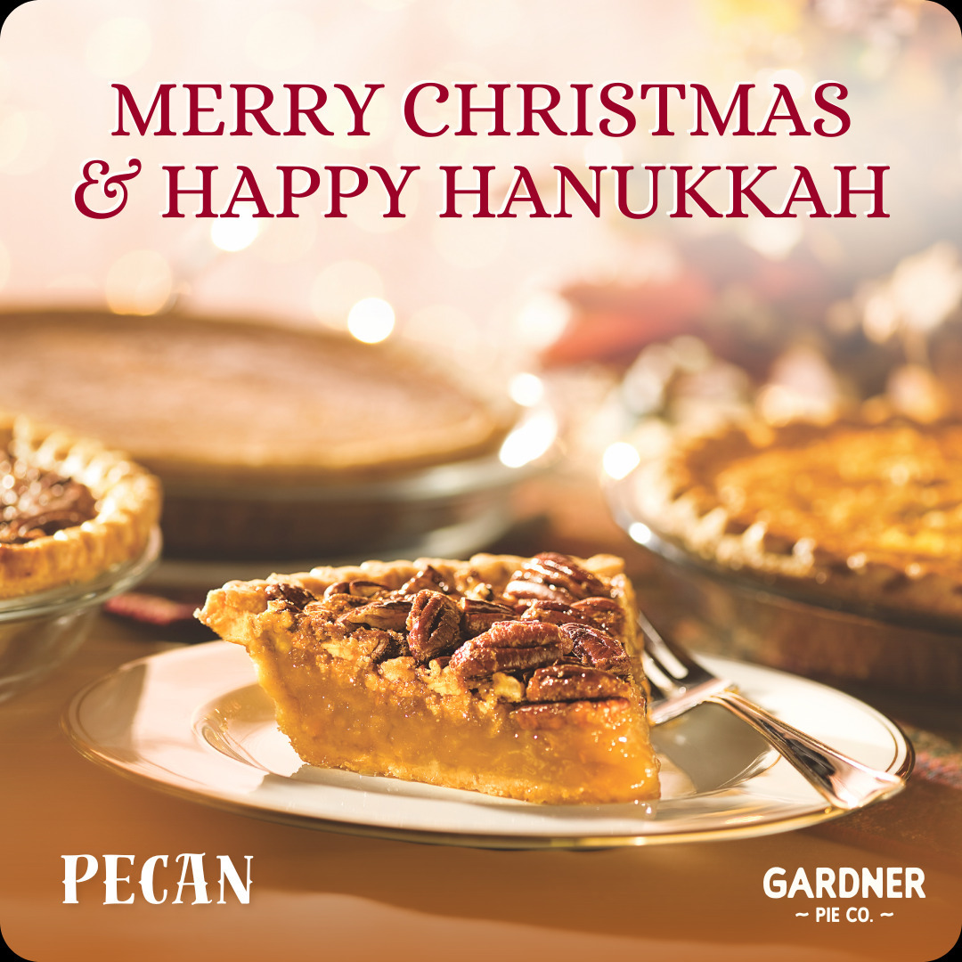 These pies make every moment shine. What truly completes these memories is sharing with your loved one’s. Merry Christmas 💚 and Happy Hanukkah 💙
#gardnerpie #merrychristmas #happyhanukkah #holidaydesserts