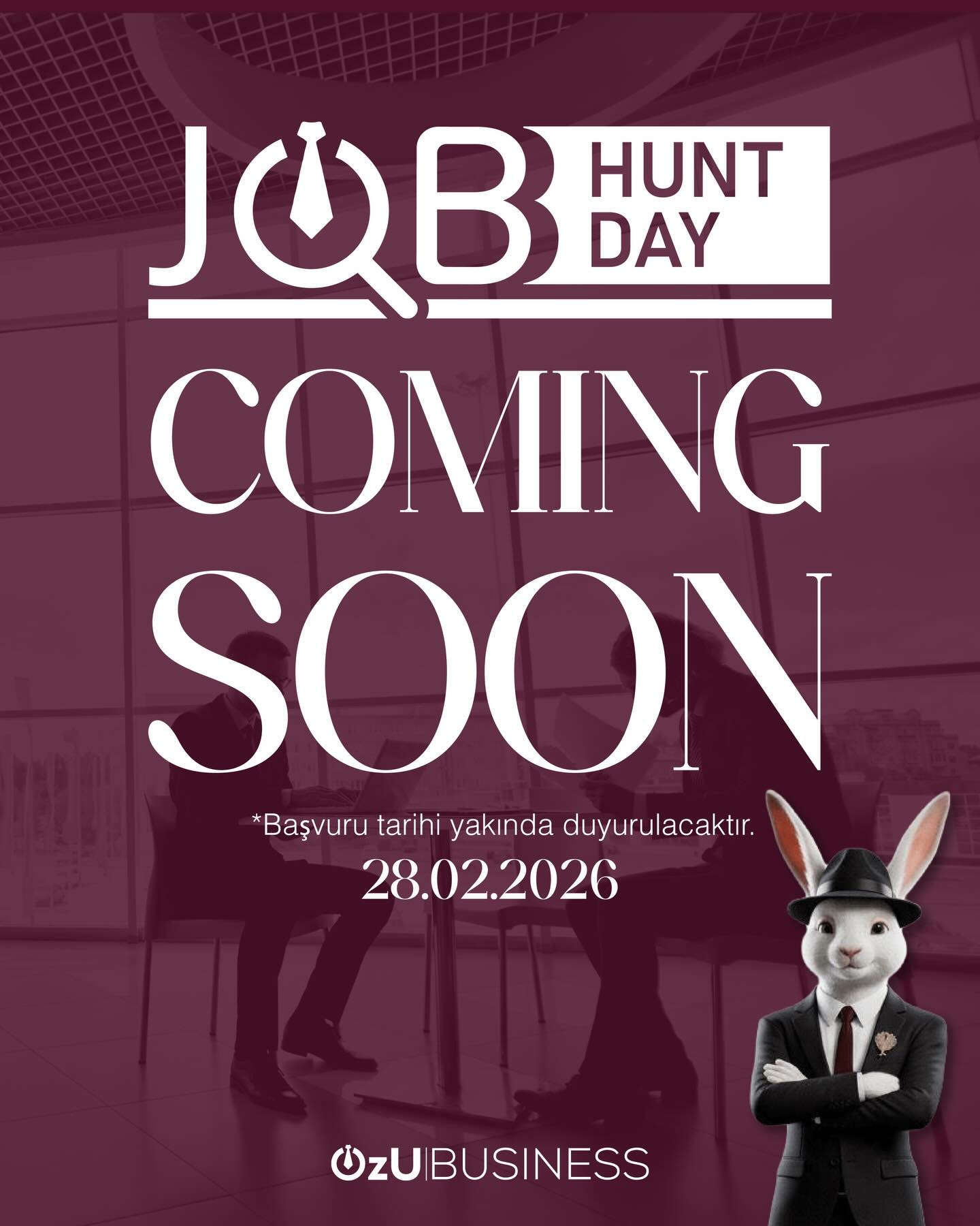 Big ideas, real connections, new beginnings.
💼 Job Hunt Day is coming.
#businessasusual #businessclub #jobhuntday #ozyeginuniversitesi #özyeğinüniversitesi