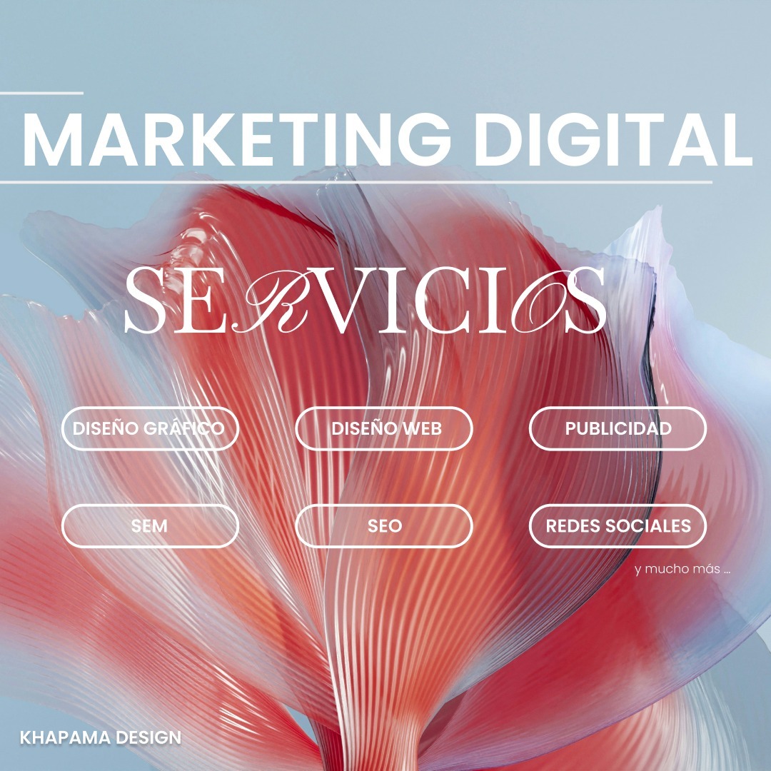 Desde SEO hasta gestión de redes sociales, en Khapama Design ofrecemos todos los servicios de marketing digital que necesitas para destacar en el entorno online. 💻📈 ¡Hablemos sobre cómo podemos ayudarte a alcanzar tus objetivos! 🚀
#socialmediagrowth
#socialmediamarketing
#socialmediaexpert
#socialmediastrategist
#socialmediamarketingtips
#socialmediastrategist
#instagrammarketing
#instagramgrowth
#instagrammarketingtips
#instagrammarketingstrategy
#instagramgrowthexpert
#instagramgrowthtips
#instagramgrowthhacks
#contentmarketing
#contentstrategy
#contentmarketingtips
#contentmarketing101
#igtips
#theigmarketing
#marketingdecontenidos
#marketingparaempresas
#marketingparainstagram
#marketingparaemprendedores
#consejosinstagram
#tipsdeinstagram
#redessociales