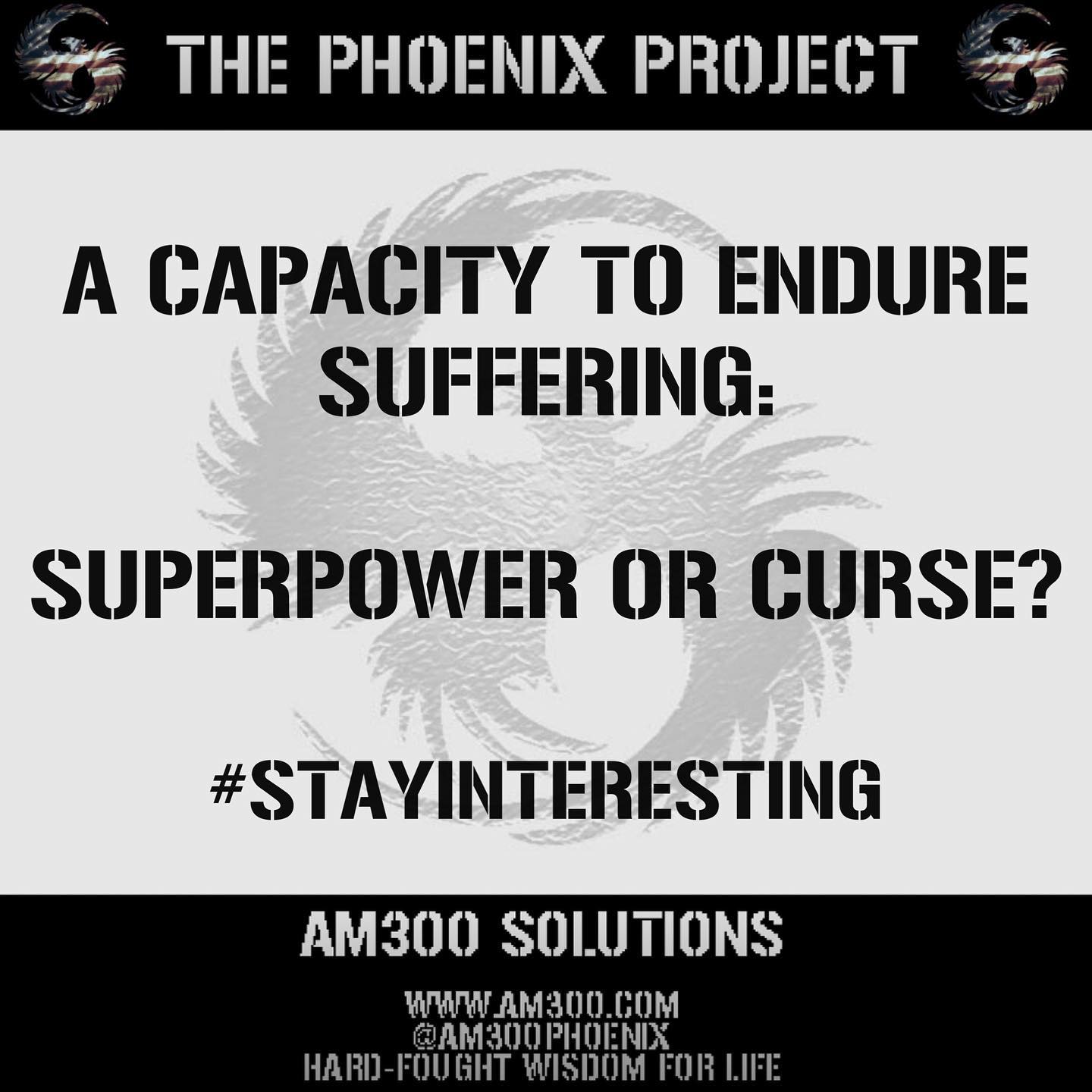 To all of my #Veteran brothers and sisters out there. There are people that care…. Some of them are tagged here. There are many more. We are not alone. #22Strong
#StayInteresting