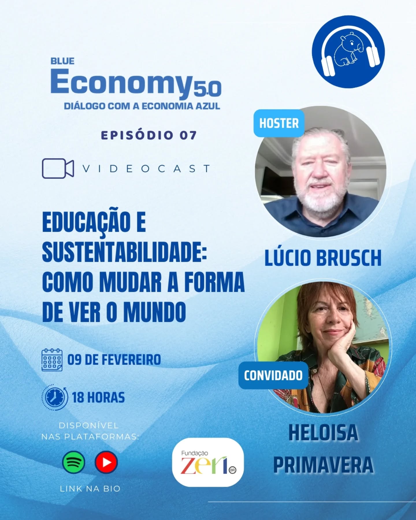 Como mudar a nossa forma de ver o mundo? 🌍✨
No próximo dia 09 de fevereiro, às 18h, o Blue Economy 5.0 - Diálogo com a Economia Azul recebe uma convidada muito especial: Heloisa Primavera.
Bióloga, Educadora Popular e uma das maiores referências em Economia Solidária e Moedas Sociais, Heloisa traz uma reflexão profunda sobre o tema: "Educação e Sustentabilidade: Como Mudar a Forma de Ver o Mundo".
Neste episódio, vamos explorar como a educação pode ser a chave para regenerar nossas comunidades e criar sistemas econômicos mais justos e resilientes. Heloisa compartilha sua vasta experiência em redes de troca e desenvolvimento local, mostrando que a sustentabilidade começa na forma como aprendemos e nos relacionamos com o planeta.
Prepare-se para uma aula de cidadania e visão de futuro!
Você acredita que a educação é o primeiro passo para a sustentabilidade real? Comente aqui embaixo!
#economiaazulzeribrasil #fzb #heloisaprimavera #educacaopopular #sustentabilidade