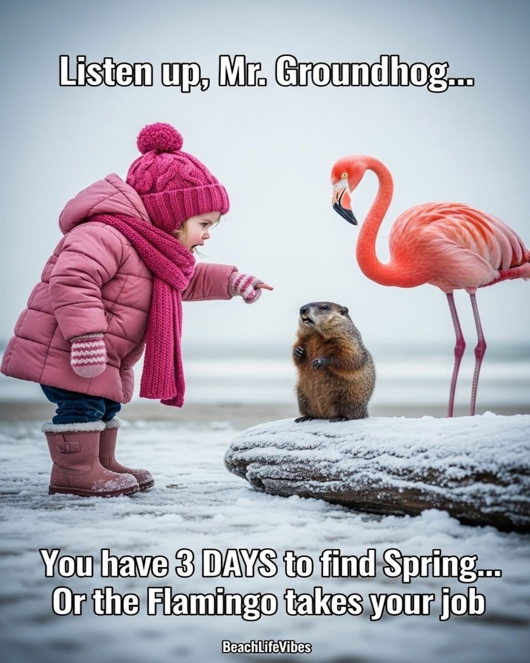 We are sick of this cold!