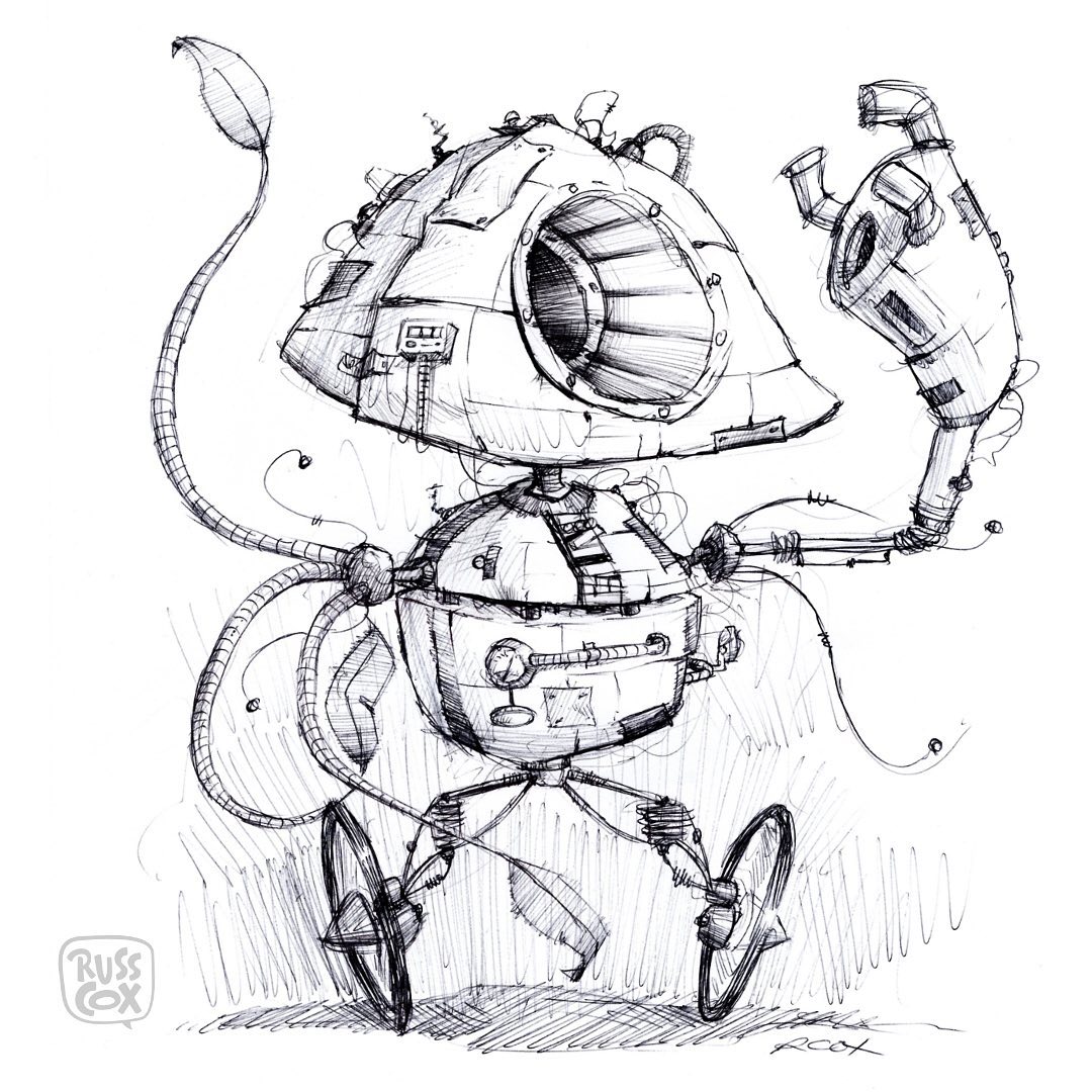 It’s been ages since I’ver posted any doodles. This one appeared at the end of a ballpoint pen. I would love to do a graphic novel in this loose style. #sketch #doodle #ballpoint #ballpointpen #character #characterdesign #robot #kidlit #kidlitart #graphicnovel #kidsgraphicnovel #picturebook #illustrator #instaartist #instaillustrator