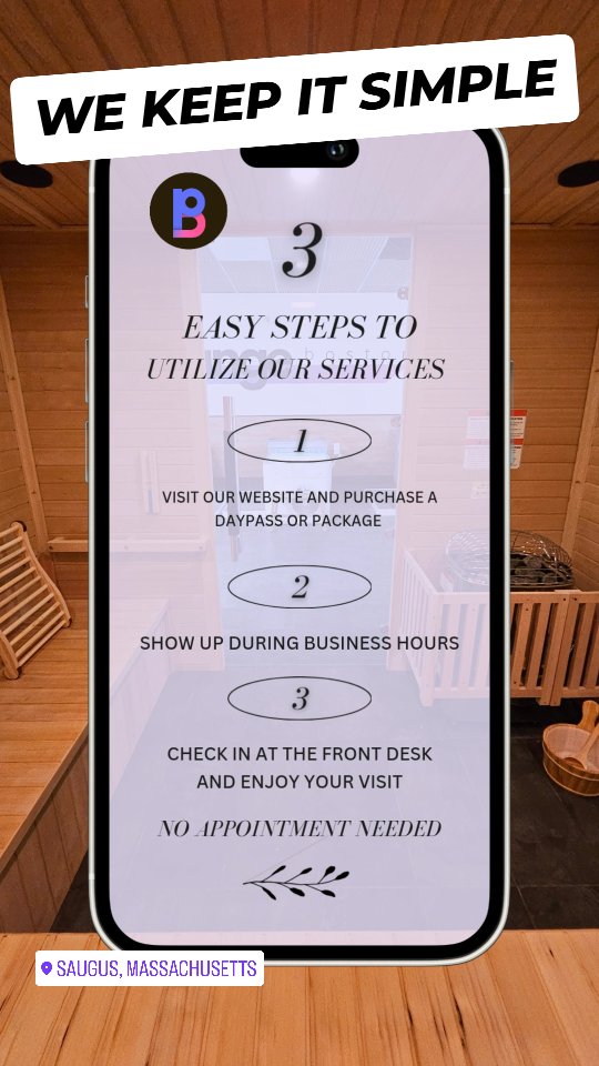 We like to keep things easy and accessible. Grab a pass or package ahead of time or purchase a day pass in person. Just bring your swimwear and we got you covered with the rest!
➡️ No appointment needed
➡️ Drop in or buy ahead
➡️ Come solo or bring the crew
Traditional Sauna, Cold plunge, redlight therapy, compression and bodywork (by appointment)
#saugus #wellness #sauna #lifestyle #boston