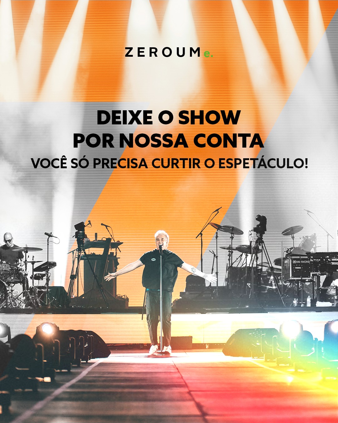 A ZEROUMe. cuida de tudo, da negociação ao pós-evento!
Seja para eventos corporativos, sociais ou municipais, nós garantimos que seu show seja um verdadeiro espetáculo, para você curtir do início ao fim, sem dor de cabeça.
Confie em quem entende do assunto. Dê um show com a ZEROUMe.!
contato@01e.com.br
#01e #zeroume #agenciamentodeshows #vendadeshows #eventos #shows #eventocorporativo #eventosocial #eventomunicipal