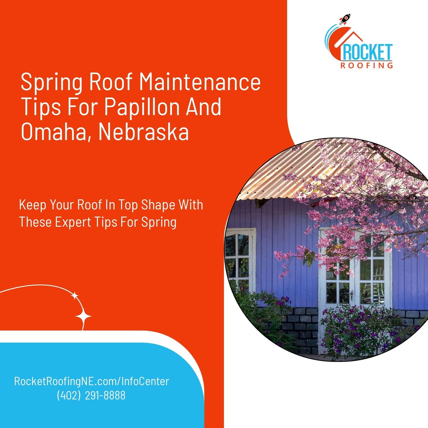 Is your roof ready for spring? 🌷 Check out our latest blog post for essential tips on keeping your roof in top shape in Papillon and Omaha, Nebraska! From inspecting for winter damage to cleaning gutters, we've got you covered. Check it out at the link in bio. #SpringRoofMaintenance #Papillon #Omaha #NebraskaRoofing