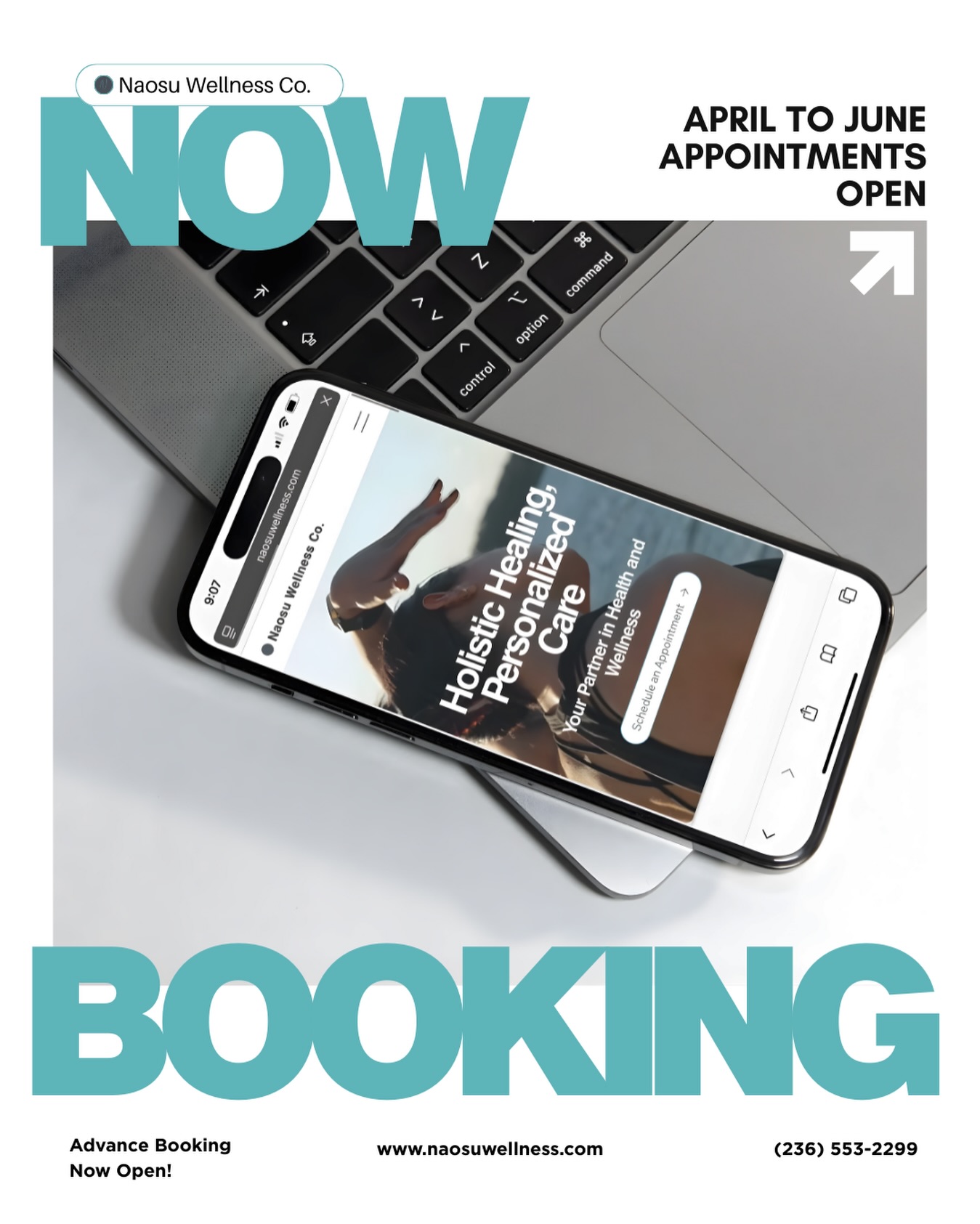 📅 Advance Booking Now Open at Naosu Wellness 📅
Starting February 1, appointments for April through the end of June will be available for booking.
Many of our practitioners become fully booked weeks in advance, especially for evening and weekend appointments. If you have a preferred time, practitioner, or ongoing treatment plan, we highly recommend securing your sessions early.
This is the perfect time to plan ahead for:
• Ongoing treatment and maintenance care
• ICBC and rehabilitation appointments
• Massage, physiotherapy, chiropractic, acupuncture, Pilates, and more
Don’t wait until your schedule fills up—book now and ensure your spot.
📍 1020 Austin Ave #201, Coquitlam, BC
📞 (236) 553-2299
🌐 www.naosuwellness.com