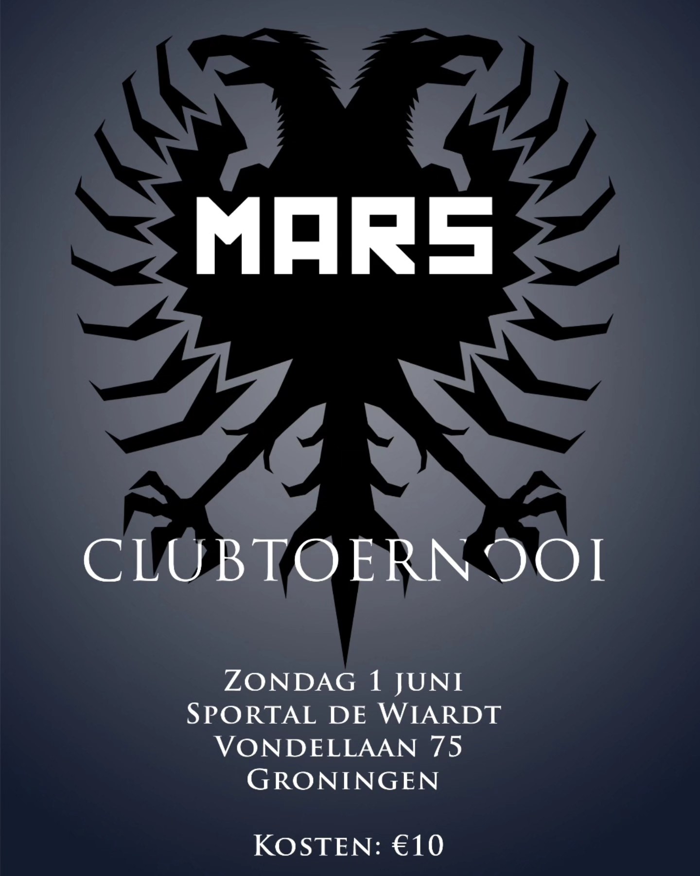 ⚔️ MARS-leden opgelet! Ons jaarlijkse clubtoernooi vindt plaats op 1 juni. Schrijf je in op onze website: www.mars-swordfighting.com.
⚔️ Heads up MARS members! Our annual club tournament is coming on the first of june. Sign up at our website: www.mars-swordfighting.com.