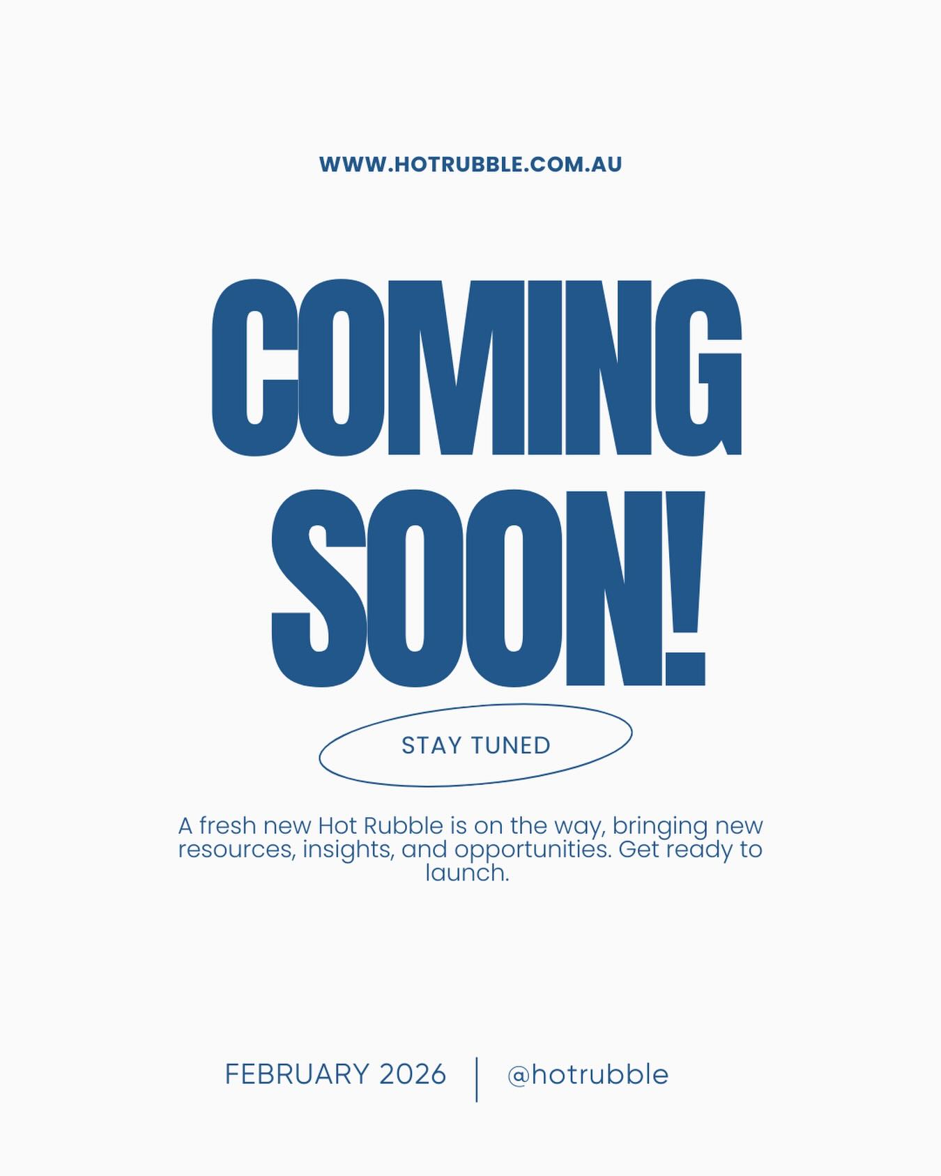 🚧 Website update in progress!
We’re making Hot Rubble even better for exploring Mining & METS career pathways in South Australia.
Same great info PLUS new and improved content, check it out our progress using the link in our bio.
#HotRubble #MiningSA #METS #WebsiteUpdate #moretomining miningcareers