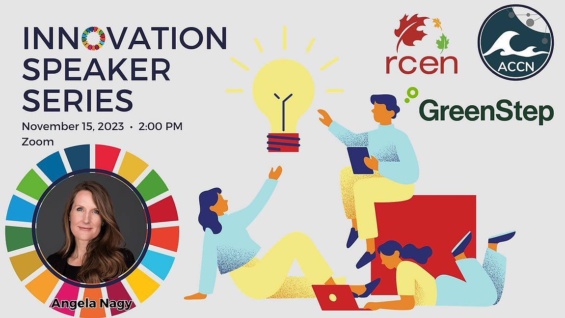 Innovation Speaker Series: GreenStep: Transforming the World Through Sustainability and Regeneration
Nov 15, 2:00 p.m. – 3:00 p.m. AST on Zoom
🌍 Join us for a Transformational Event! Explore how GreenStep is changing the world through sustainability and regeneration. Discover innovative strategies, carbon footprint measurement, and more. Don't miss this opportunity to be part of the sustainability revolution!