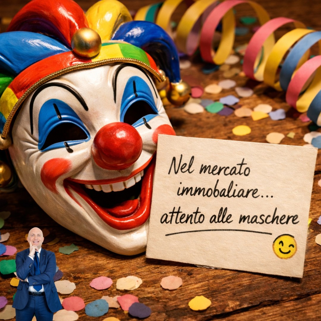 🎭 𝗔 𝗖𝗮𝗿𝗻𝗲𝘃𝗮𝗹𝗲 𝗼𝗴𝗻𝗶 𝗽𝗿𝗼𝗺𝗲𝘀𝘀𝗮 𝘃𝗮𝗹𝗲…
Nel mercato immobiliare, un po’ meno.
In questi giorni si sentono slogan molto accattivanti:
“zero provvigioni”, “costi azzerati”, “vendita facile”.
Ma come a Carnevale, spesso dietro la maschera la realtà è diversa.
Quando si vende casa vale una regola semplice:
👉 se paghi zero, spesso ottieni anche 𝘇𝗲𝗿𝗼 𝘀𝘁𝗿𝗮𝘁𝗲𝗴𝗶𝗮, 𝘇𝗲𝗿𝗼 𝘁𝘂𝘁𝗲𝗹𝗮, 𝘇𝗲𝗿𝗼 𝗿𝗶𝘀𝘂𝗹𝘁𝗮𝘁𝗼.
La casa è una cosa troppo seria per affidarla a una maschera.
Prima di decidere, parlane con un professionista vero.
Poi scegli in totale serenità.
𝗖𝗮𝘀𝗮 = 𝗥𝗮𝗻𝗶𝗲𝗿𝗶 😉
#Carnevale #VendereCasa #Pisa #ValoreVero #TeamFochi #CasandoAgency #Immobiliare #AgenteImmobiliare