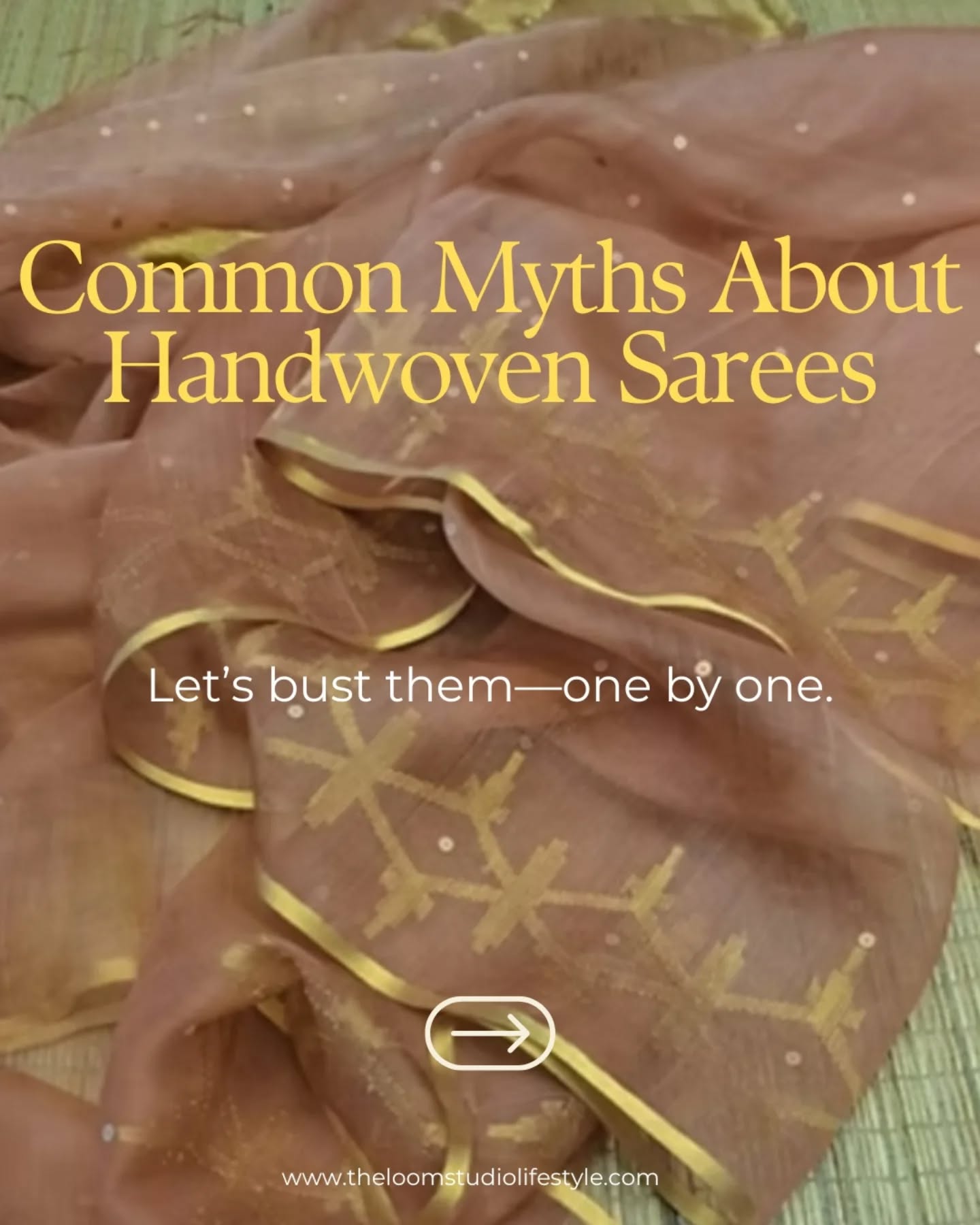 Handloom carries more than threads—it carries truth.
Swipe to unlearn the myths and rediscover real craftsmanship.
✨ Save this if you believe in slow fashion
✨ Share with someone who loves sarees
#handwoven #knowyourcraft #slowfashion #indiantextiles #craftedwithcare